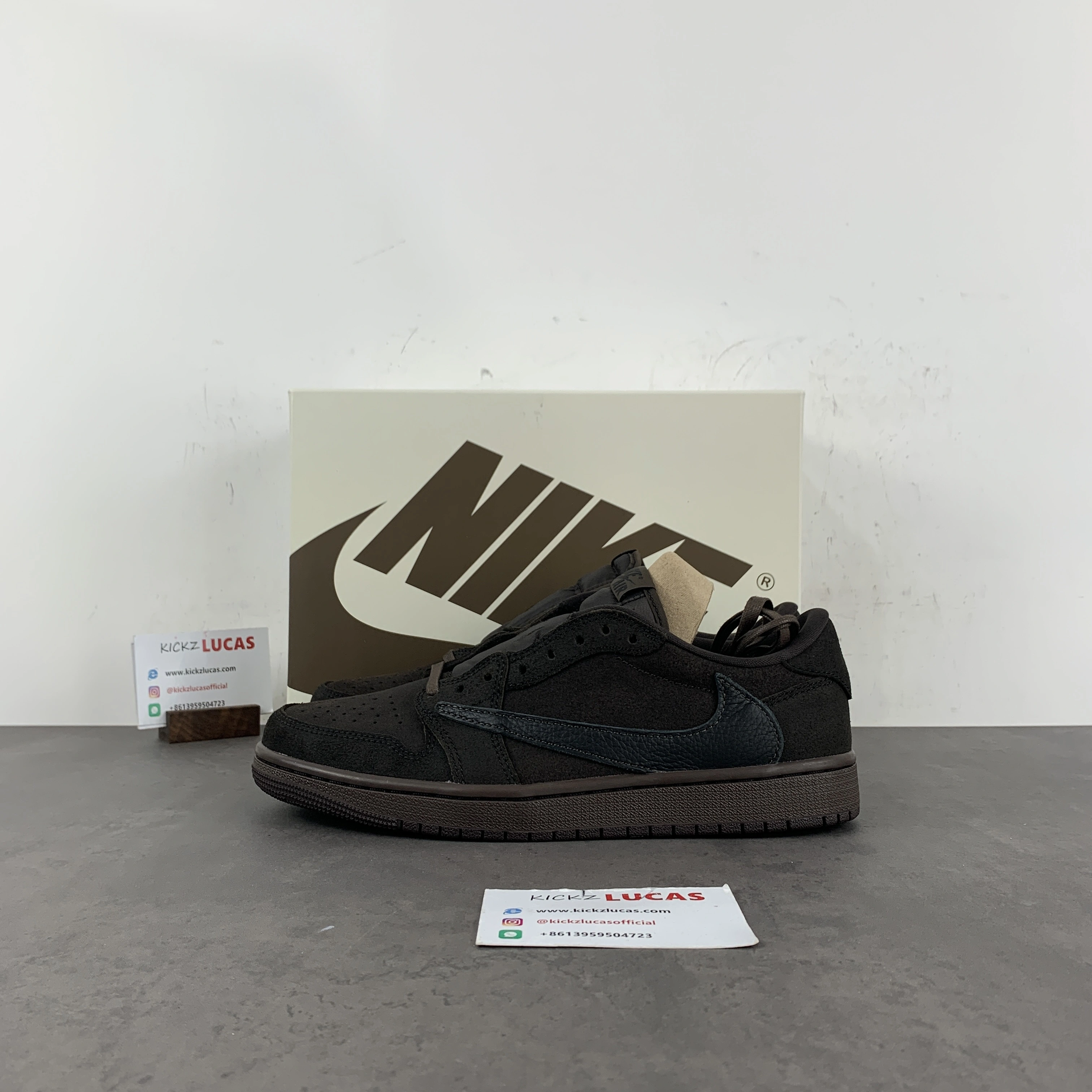 Air Jordan 1 Retro Low OG SP Travis Scott Velvet Brown DM7866- FastDry 1368