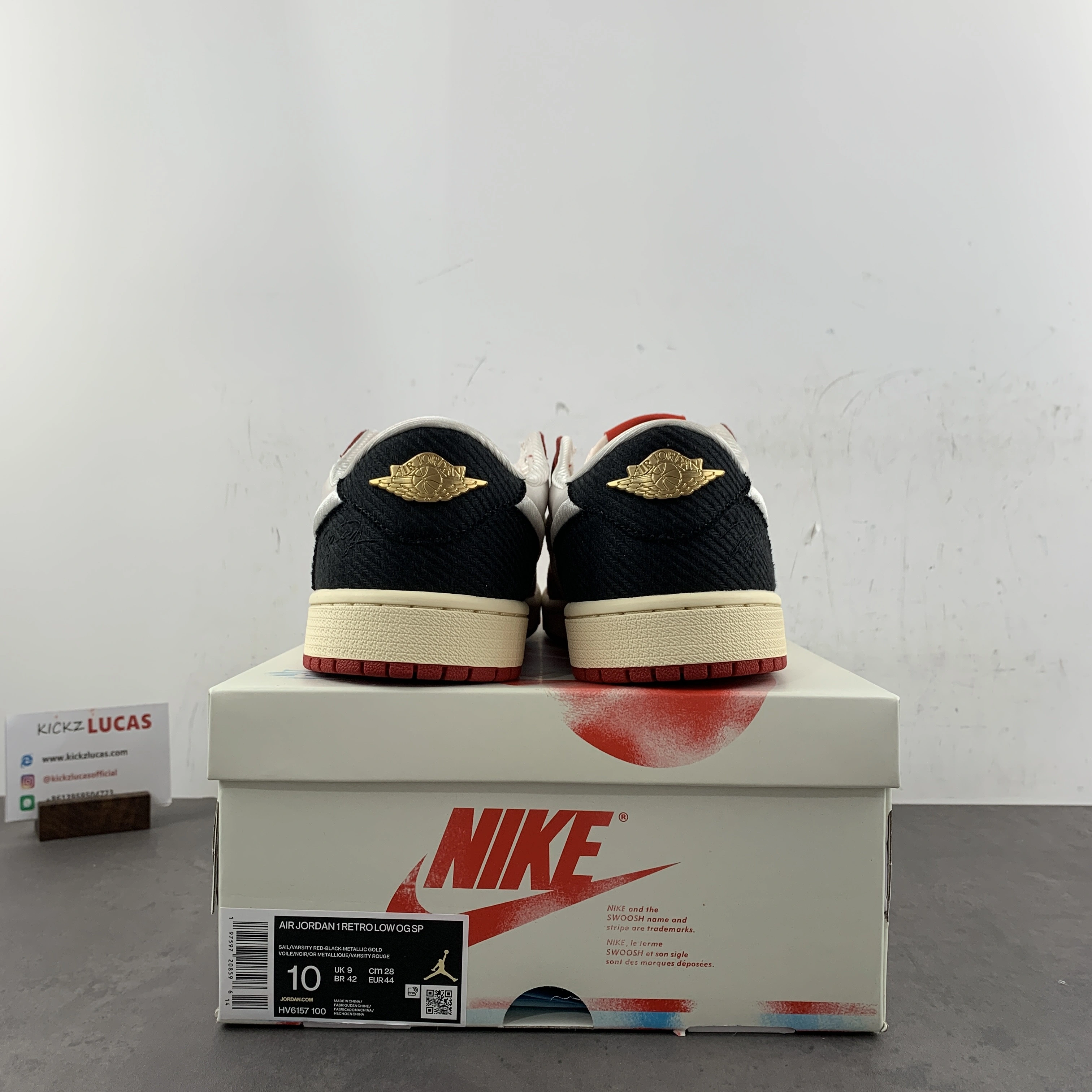 Effortless Air Jordan 1 Retro Low OG Trophy Room Rookie Card Home HV6157- 1373
