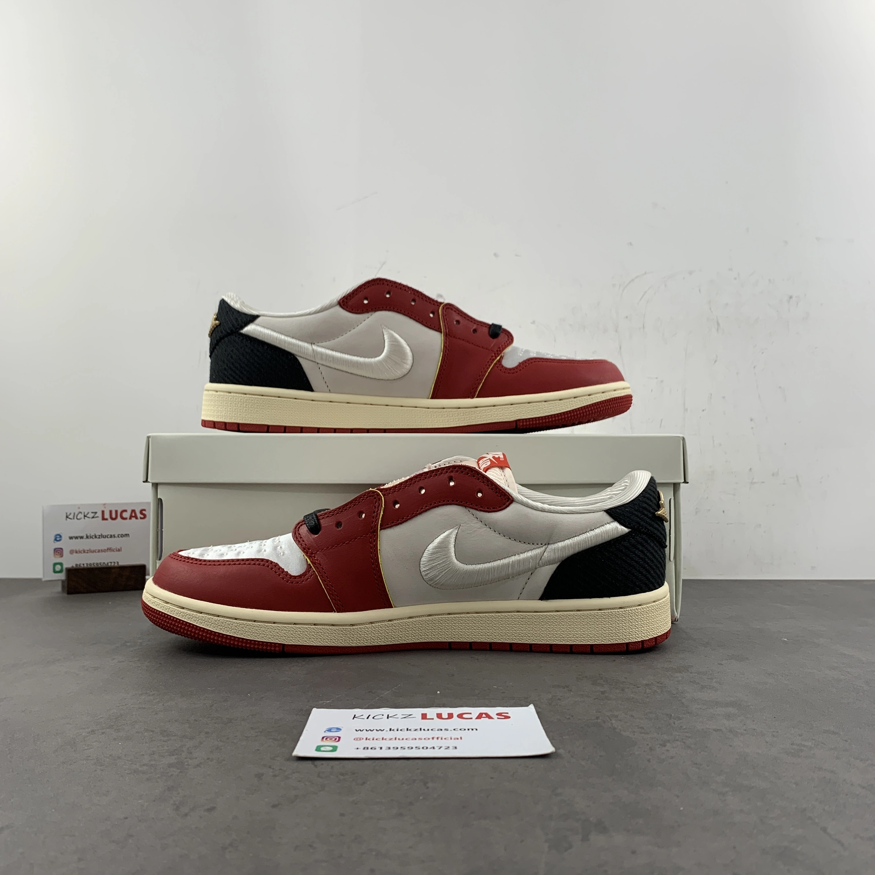 Effortless Air Jordan 1 Retro Low OG Trophy Room Rookie Card Home HV6157- 1373