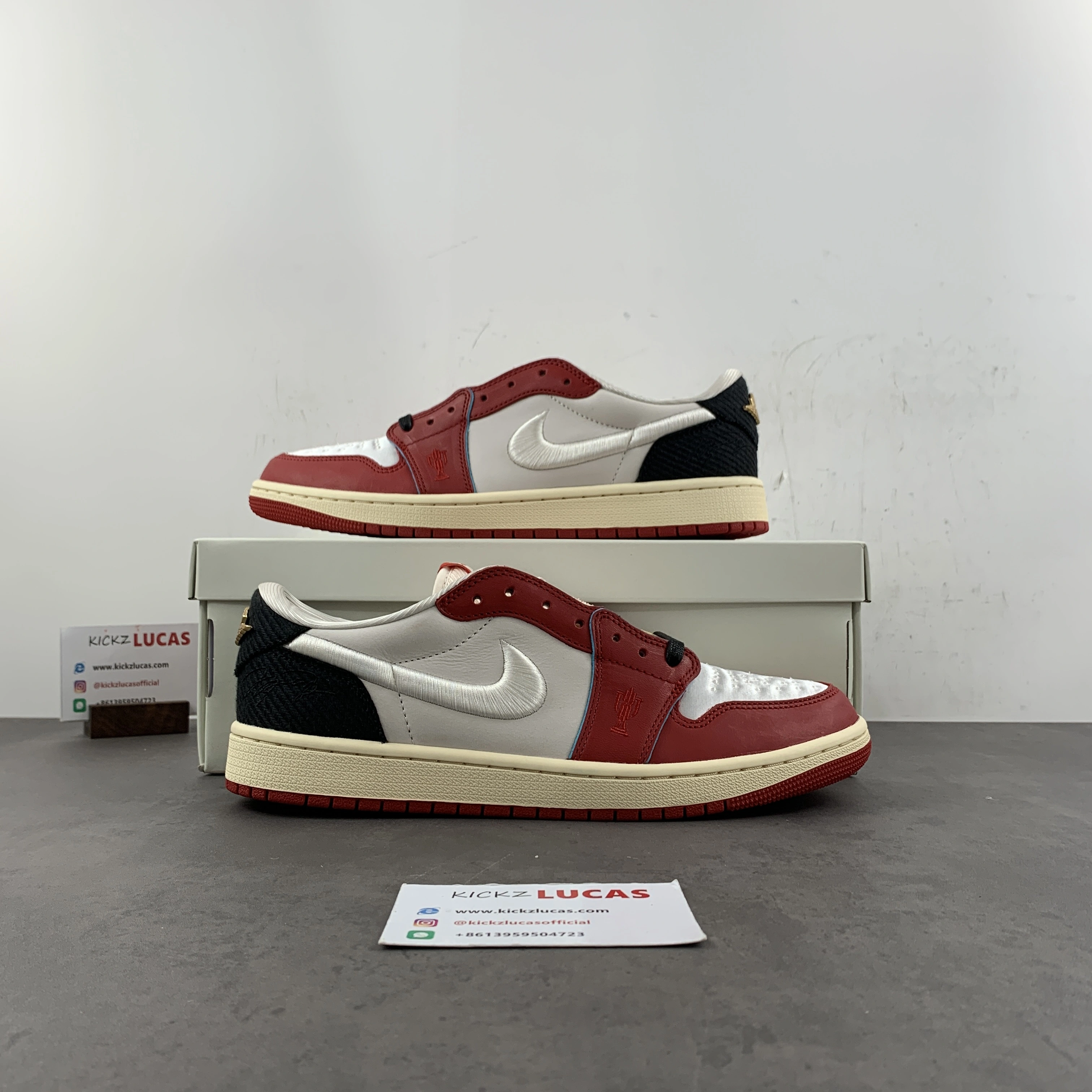Effortless Air Jordan 1 Retro Low OG Trophy Room Rookie Card Home HV6157- 1373