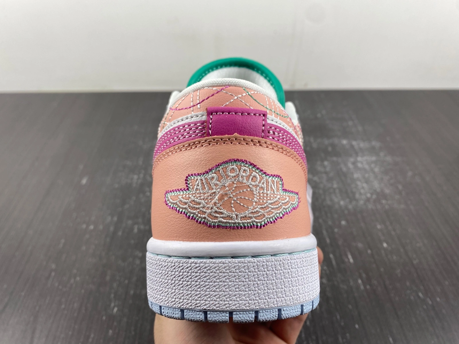 Colorful Air Jordan 1 Retro Low Sashiko Multi-Color FV3622- 1468