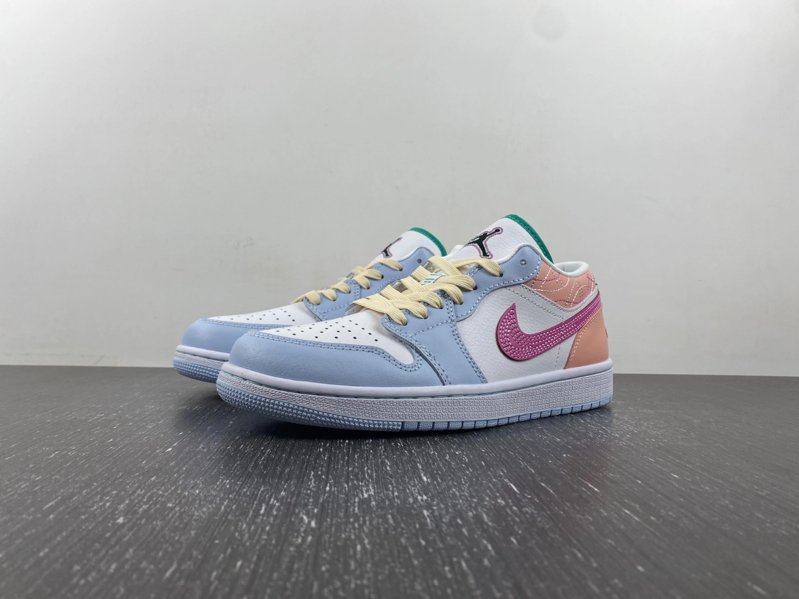 Colorful Air Jordan 1 Retro Low Sashiko Multi-Color FV3622- 1468