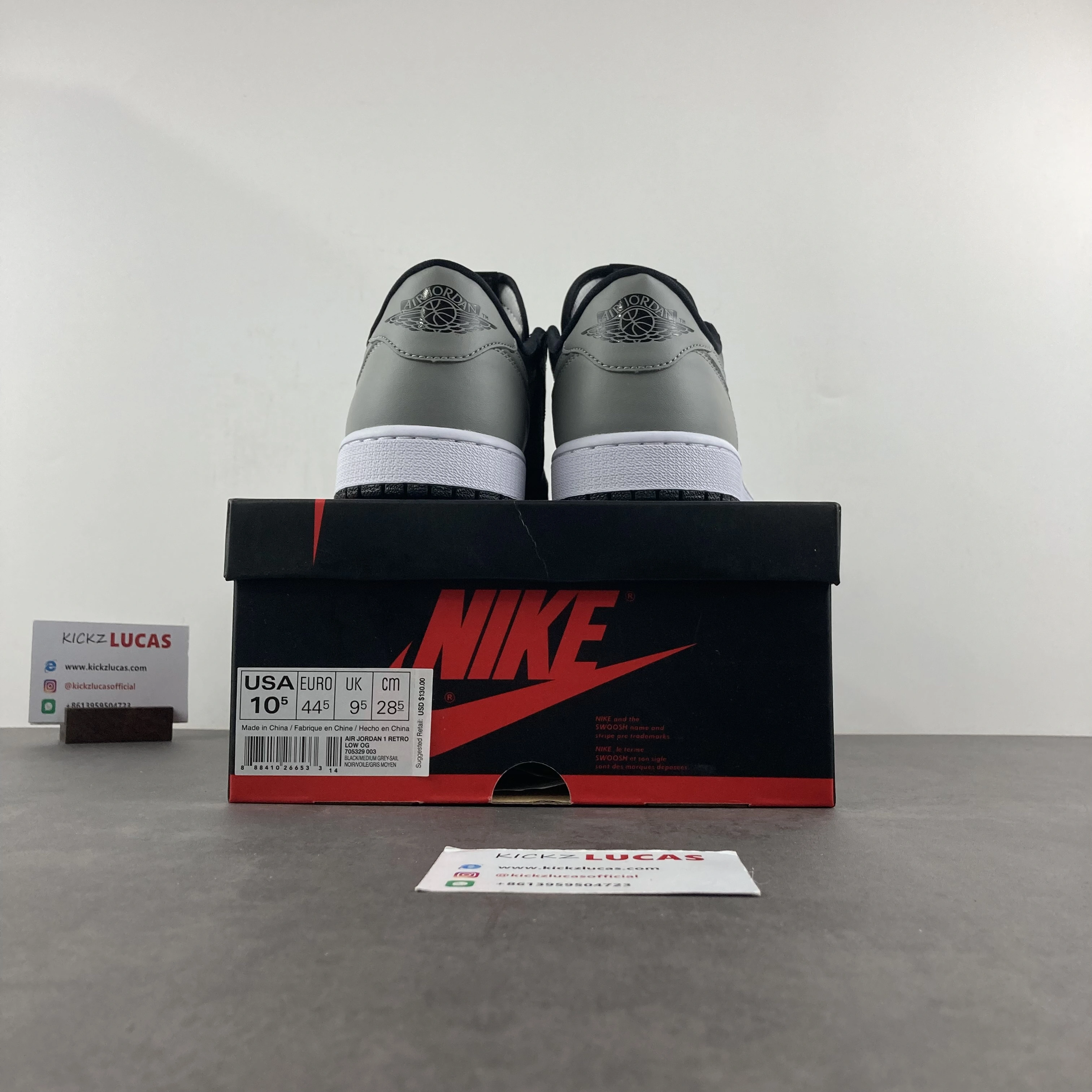 Air Jordan 1 Retro Low Shadow 705329- Refined 1545