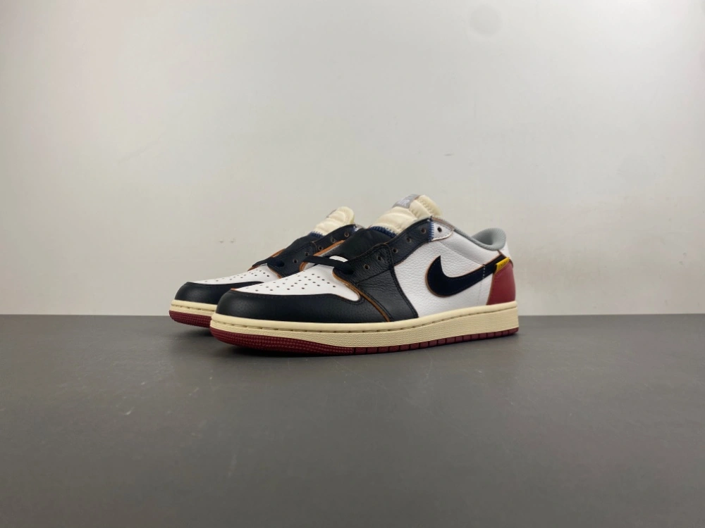 Air Jordan 1 Retro Low Union Los Angeles Black Toe SmoothTexture 1321