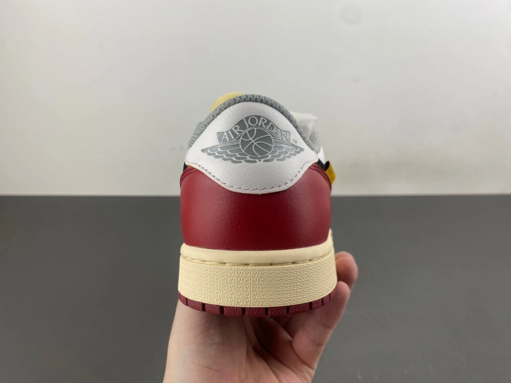 Air Jordan 1 Retro Low Union Los Angeles Black Toe SmoothTexture 1321