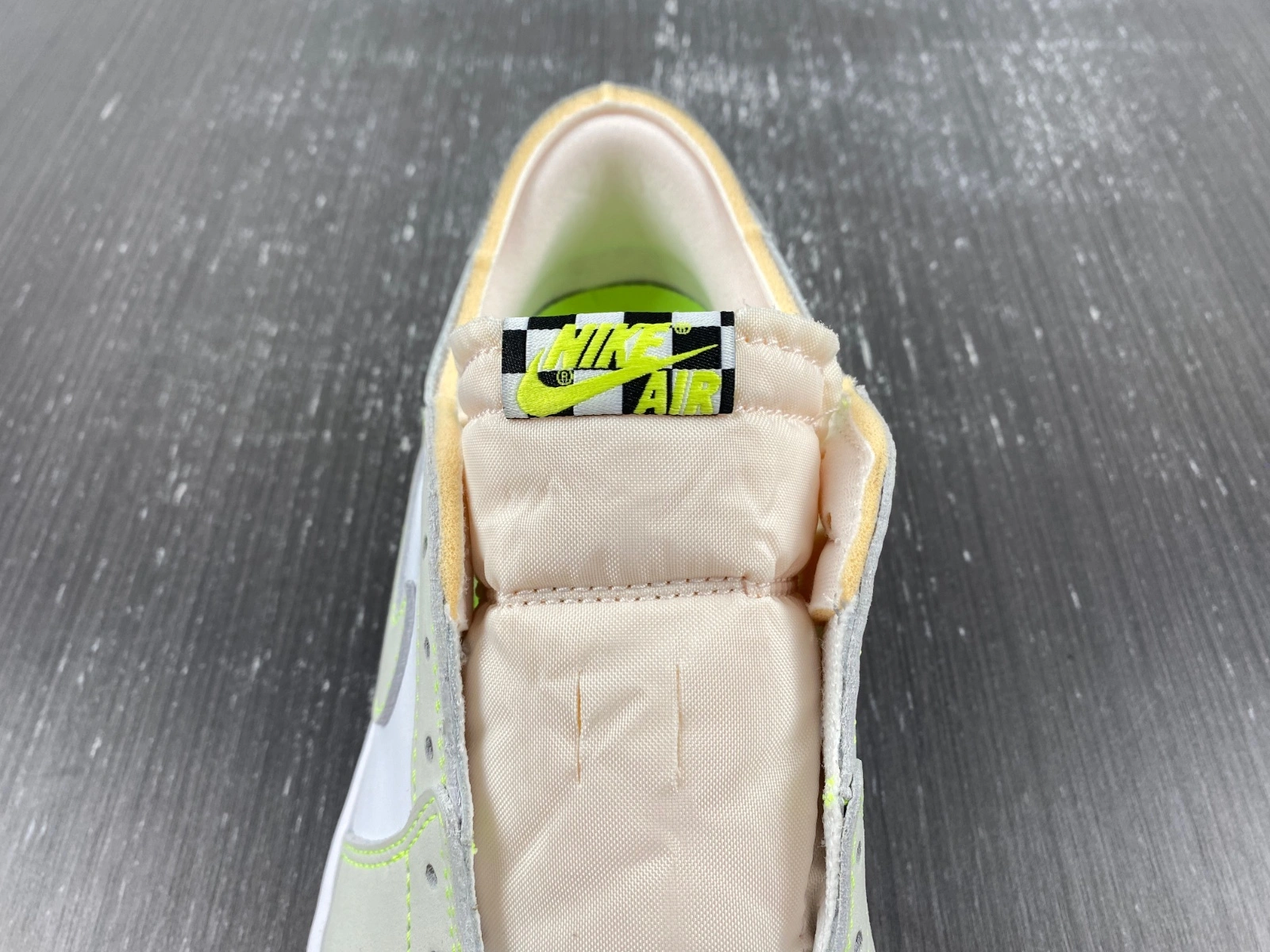 Youthful Air Jordan 1 Retro Low White Ghost Green Black DM7837- 1682