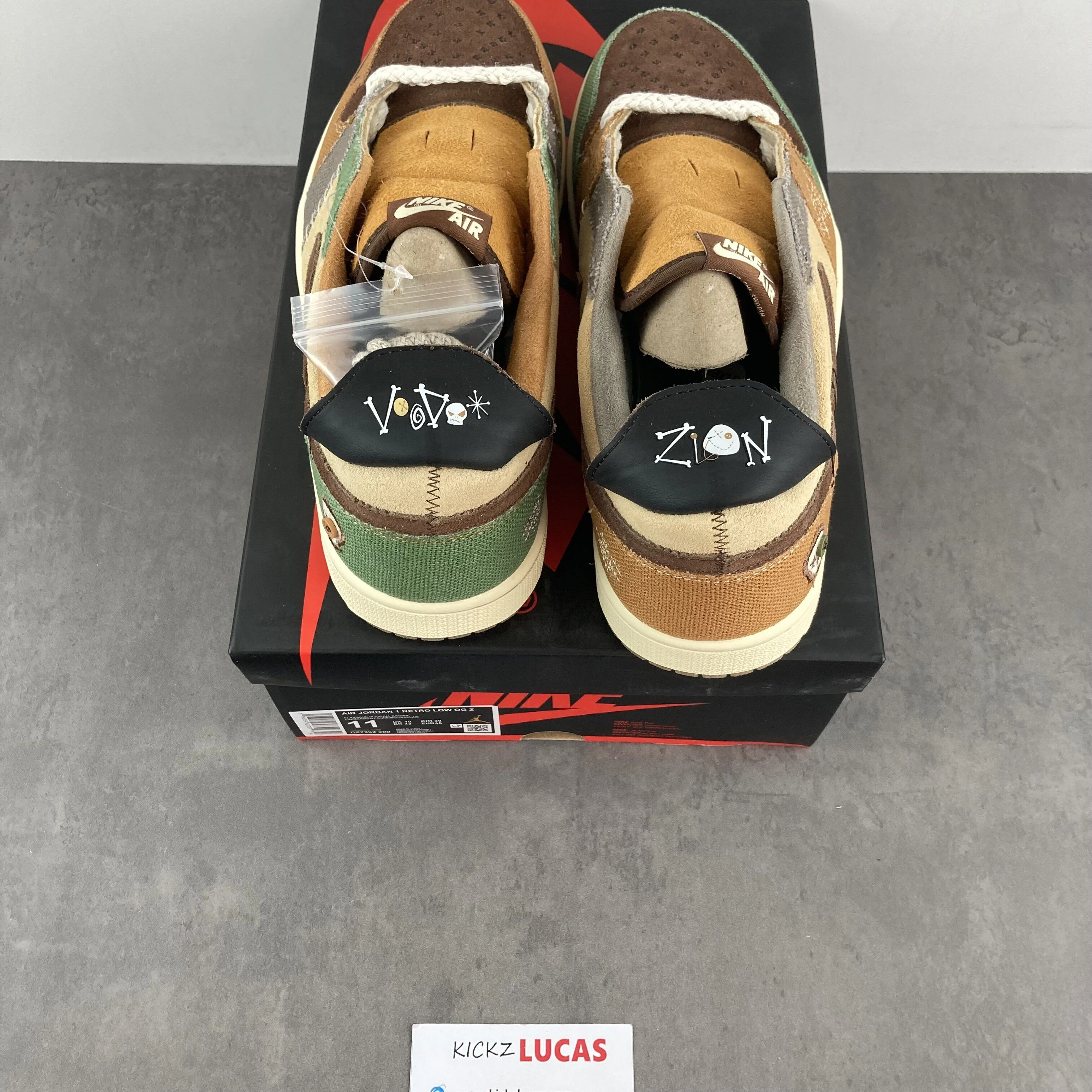 Air Jordan 1 Retro Low x Zion Williamson Voodoo DZ7292- SportInspired 1611