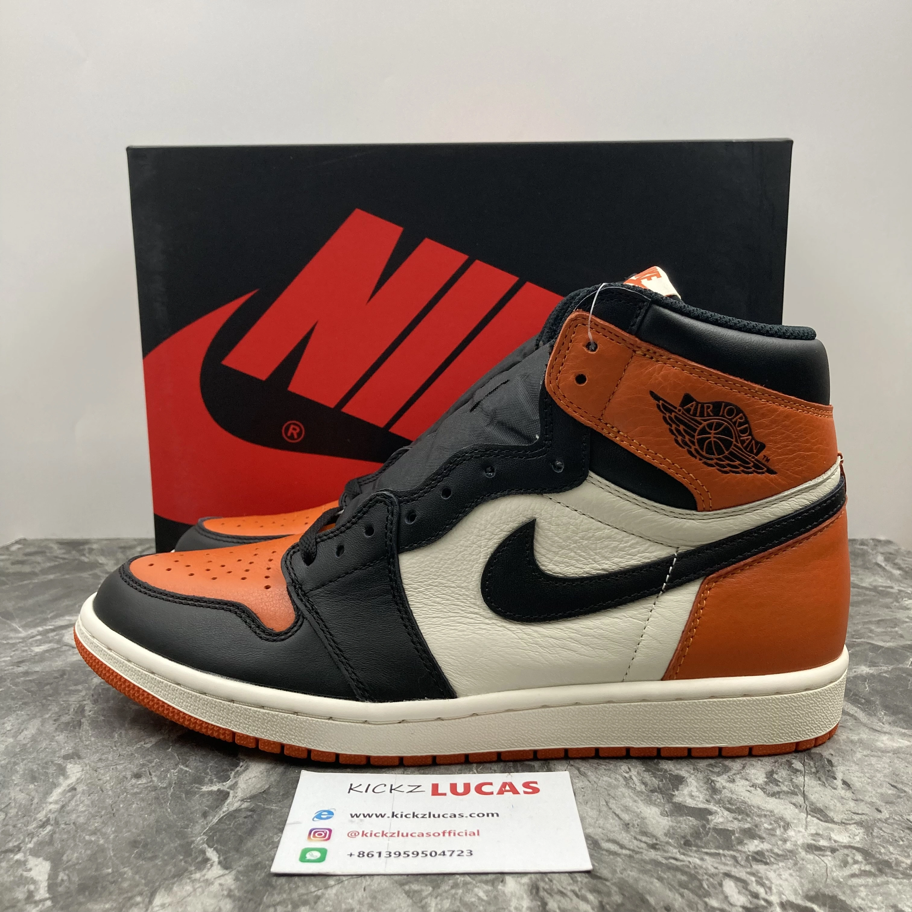 Trendy Air Jordan 1 Retro Shattered Backboard 555088- 1785