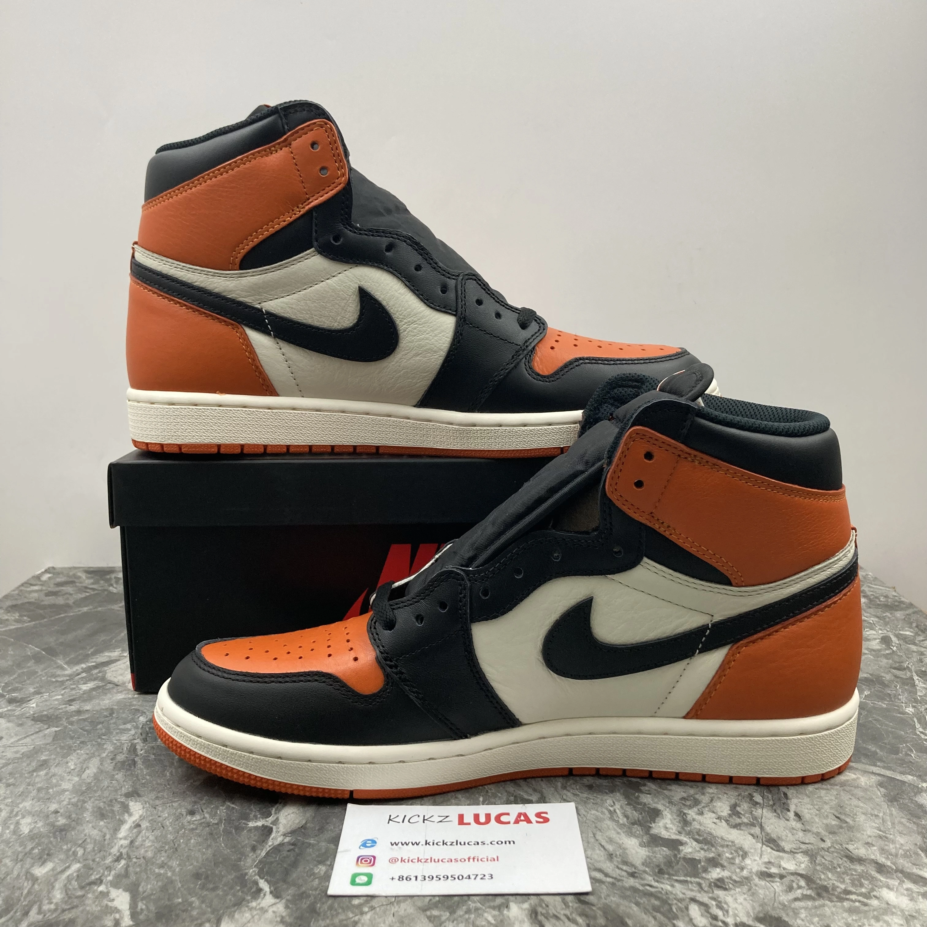 Trendy Air Jordan 1 Retro Shattered Backboard 555088- 1785