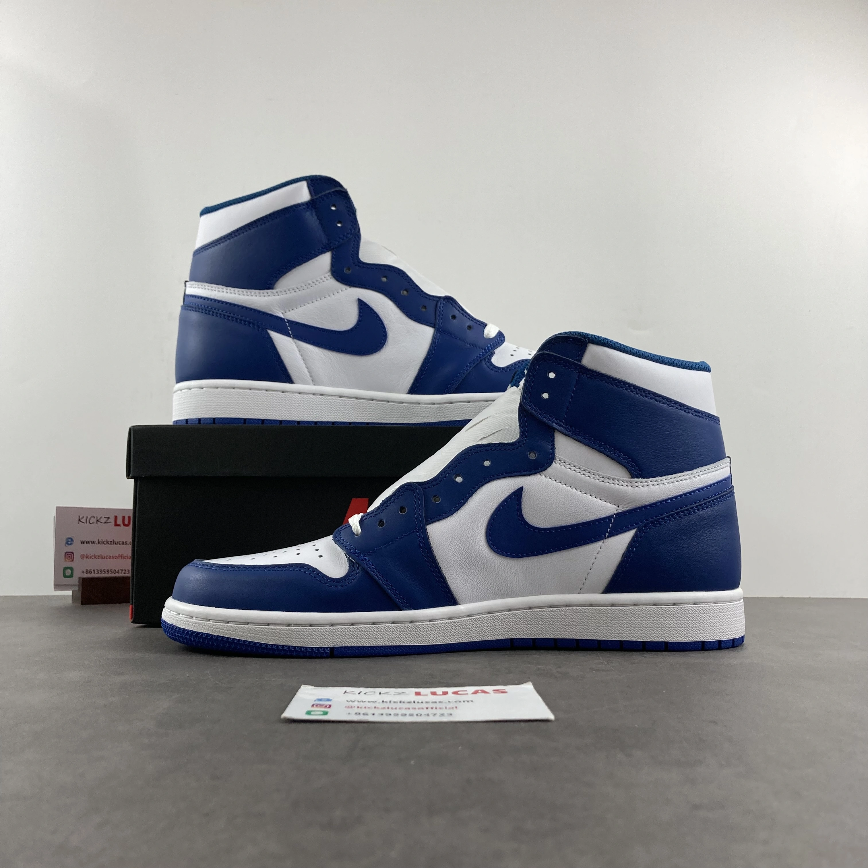 Air Jordan 1 Retro Storm Blue 555088- Chic 1724