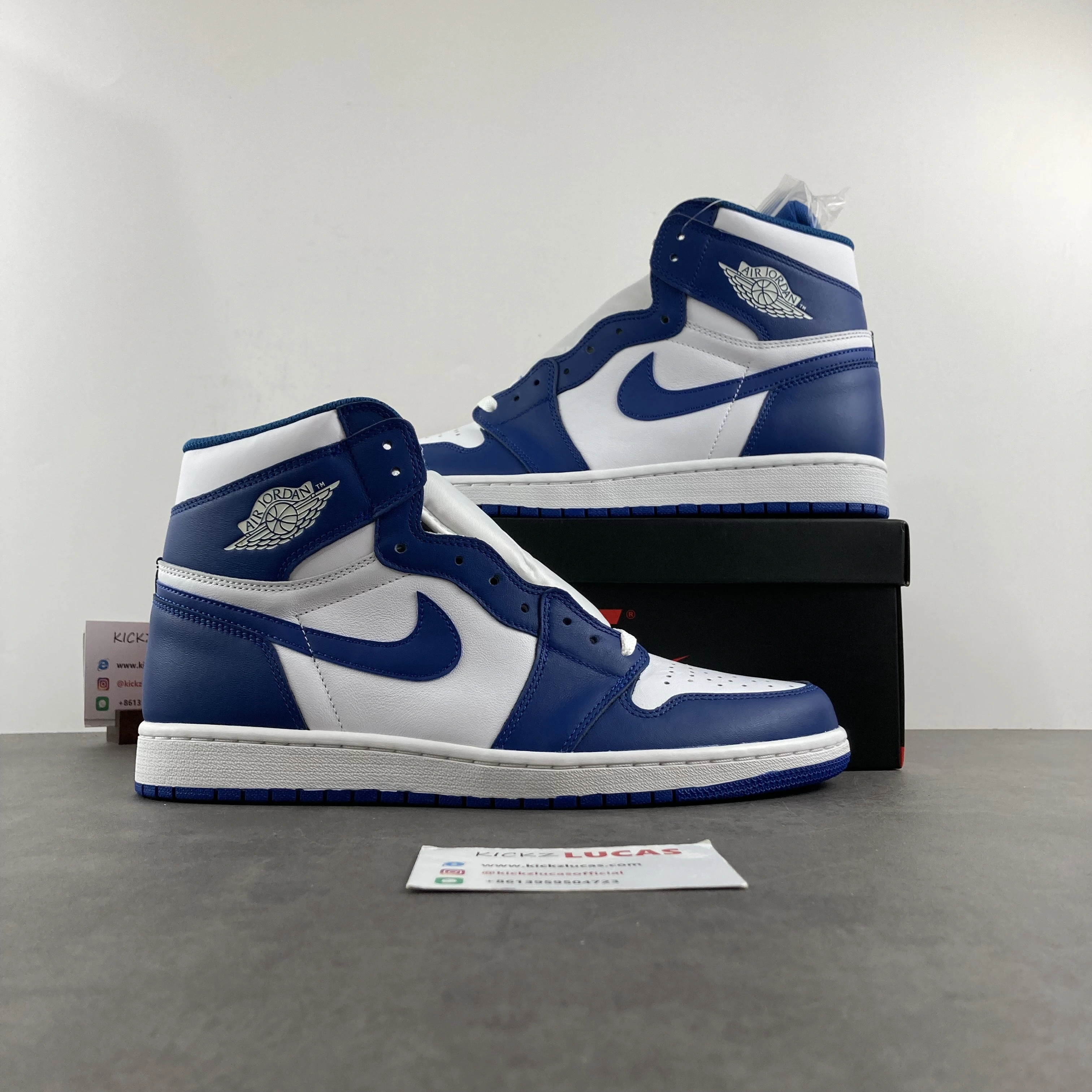 Air Jordan 1 Retro Storm Blue 555088- Chic 1724