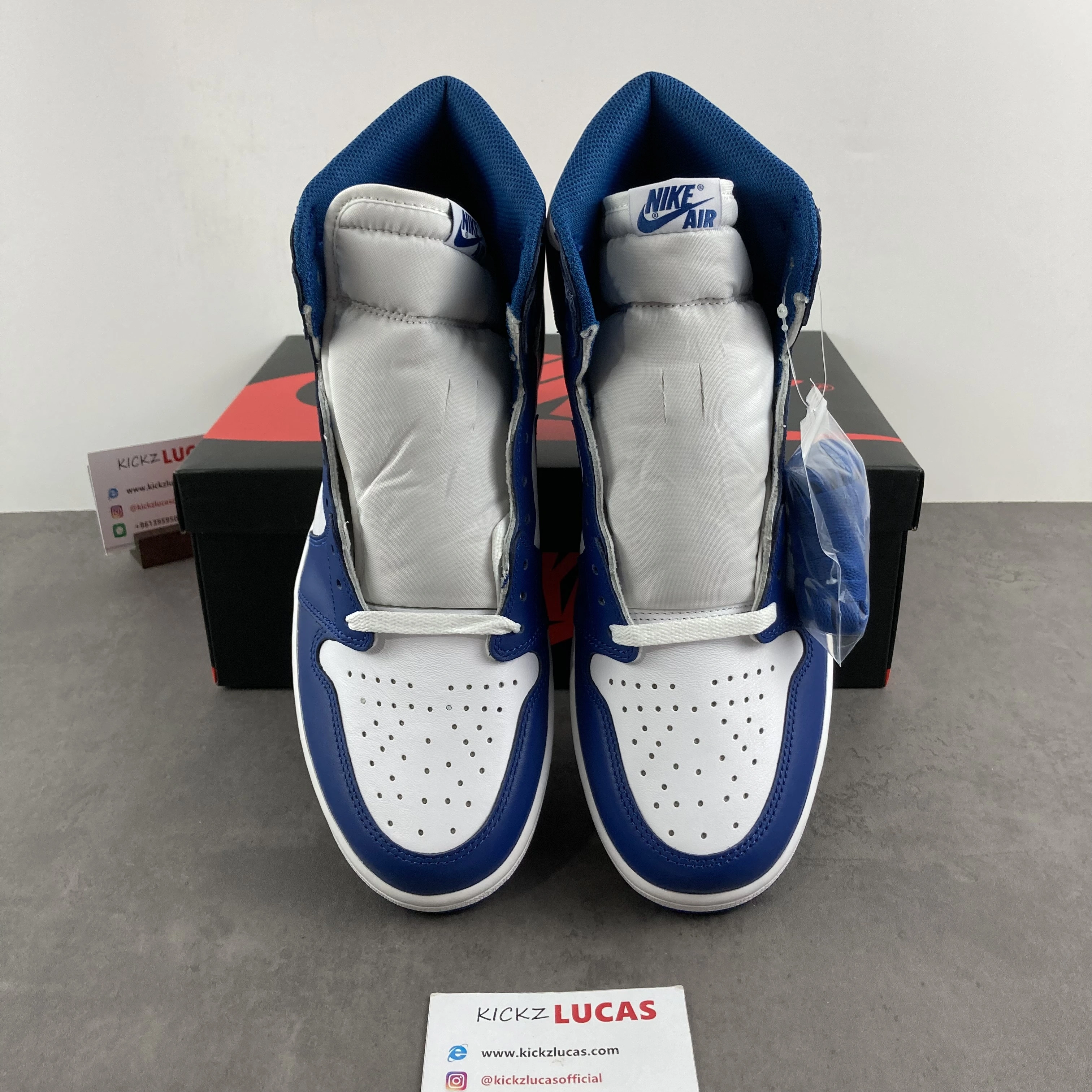 Air Jordan 1 Retro Storm Blue 555088- Chic 1724
