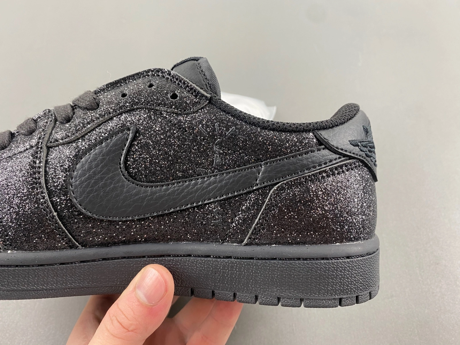 RelaxedFit Air Jordan 1 Travis Scott Black DM7866-- 1400
