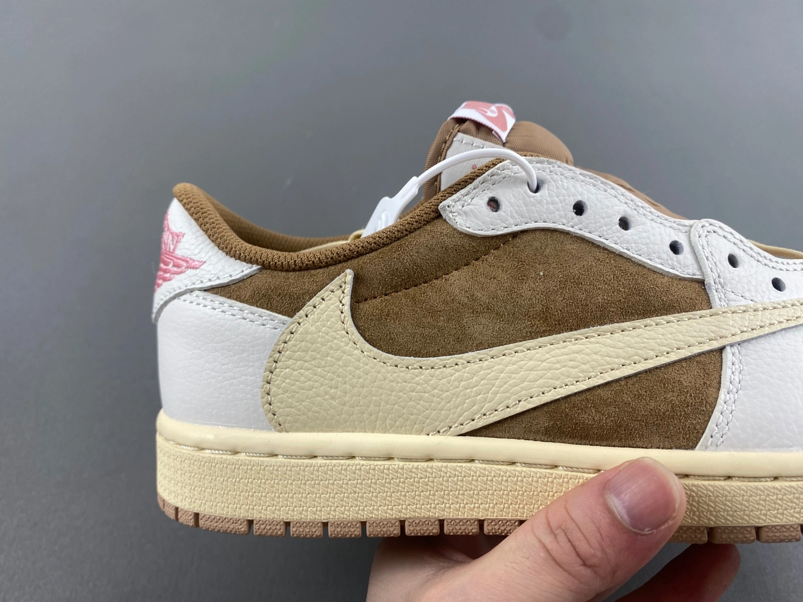 HighPerformance Air Jordan 1 Travis Scott White khaki DM7866- 1396