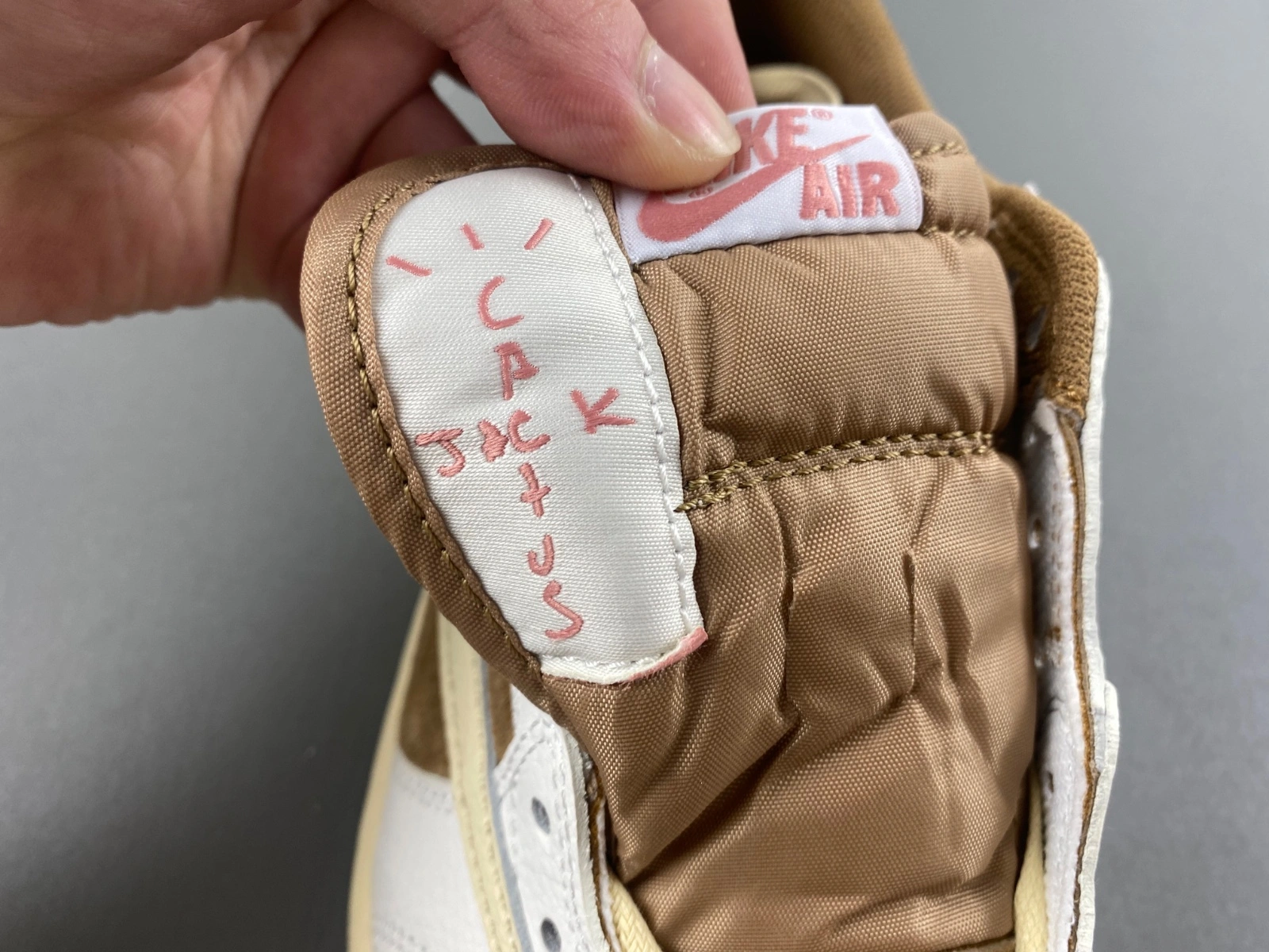 HighPerformance Air Jordan 1 Travis Scott White khaki DM7866- 1396