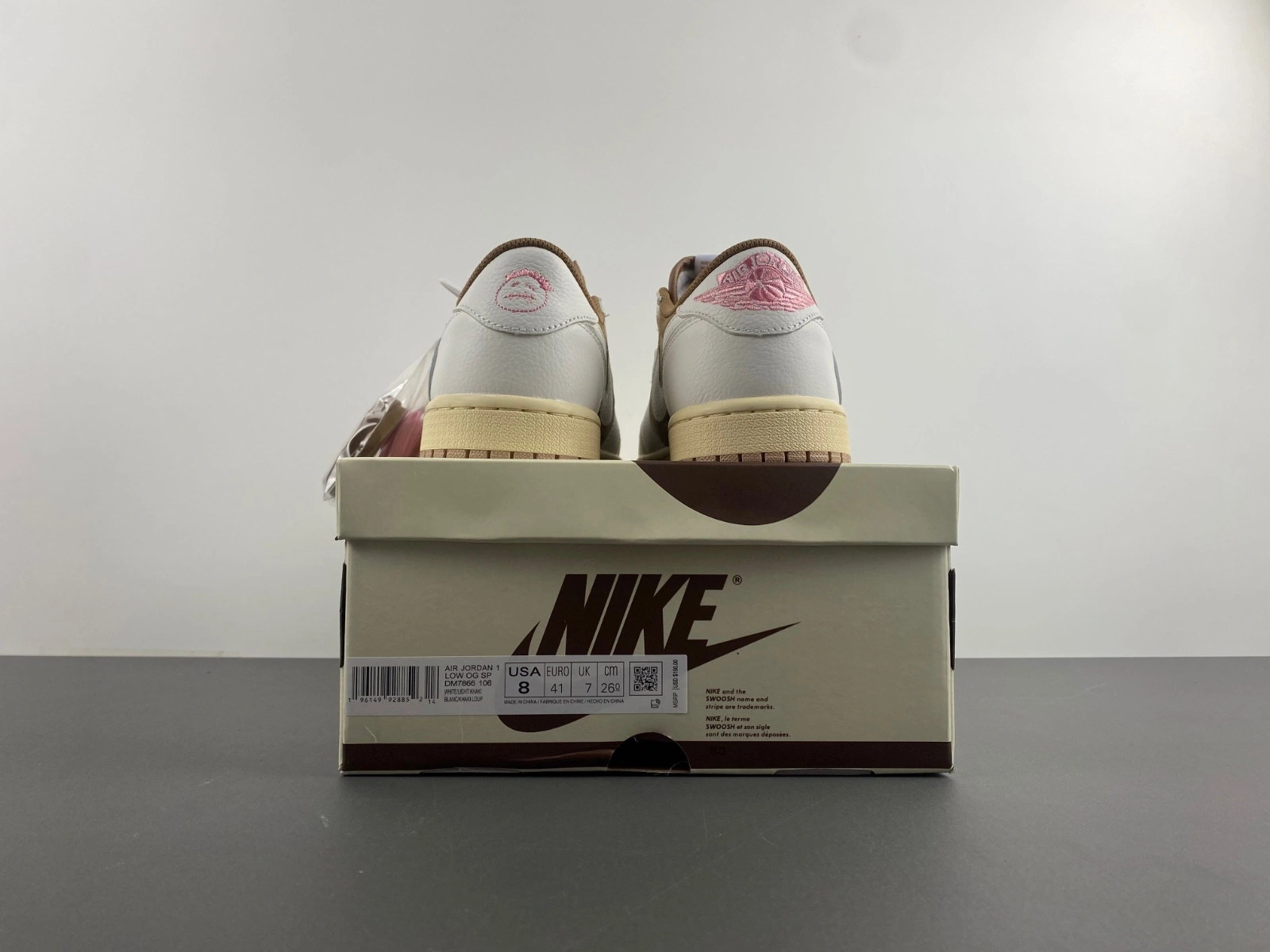 HighPerformance Air Jordan 1 Travis Scott White khaki DM7866- 1396