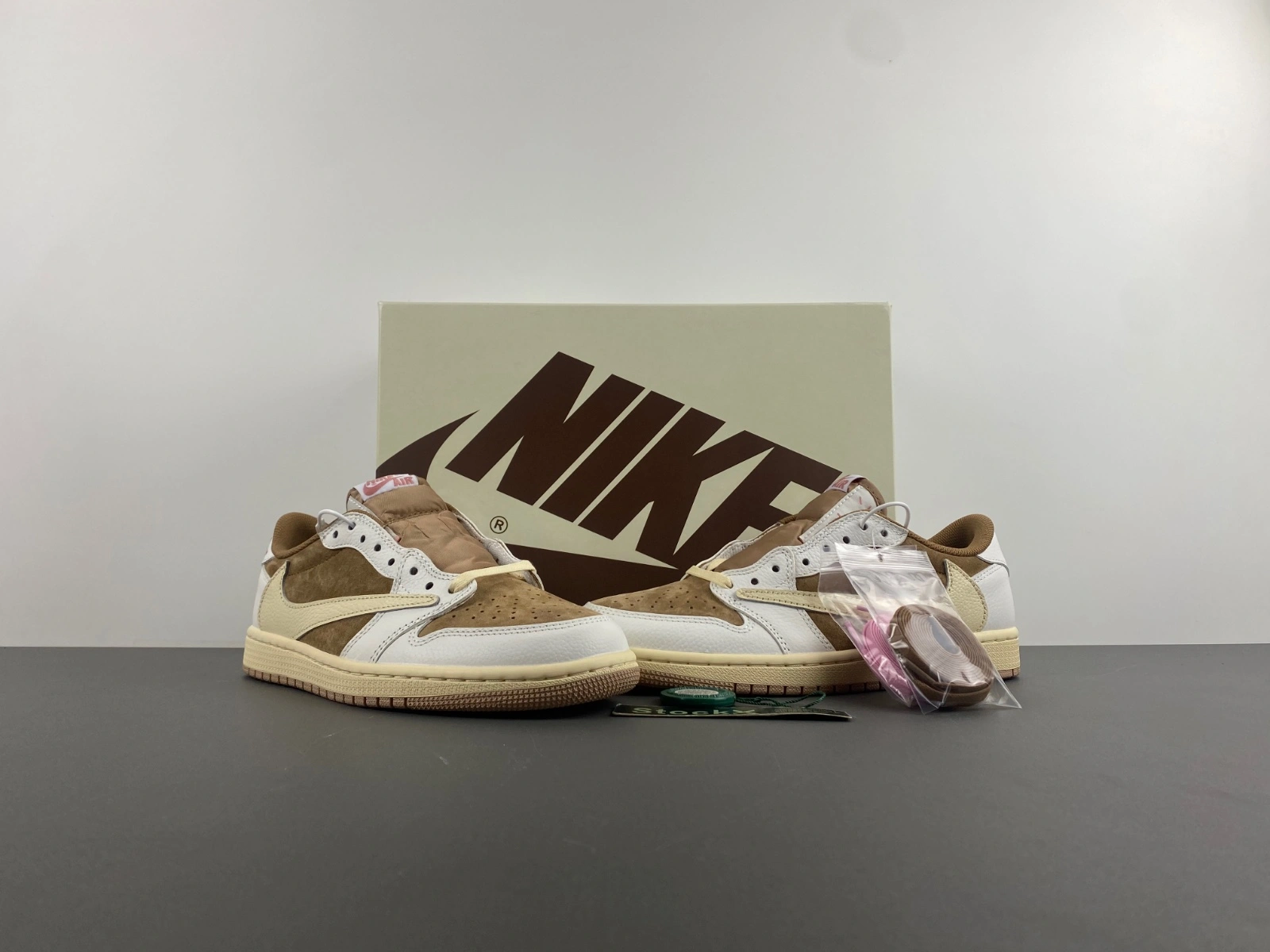 HighPerformance Air Jordan 1 Travis Scott White khaki DM7866- 1396