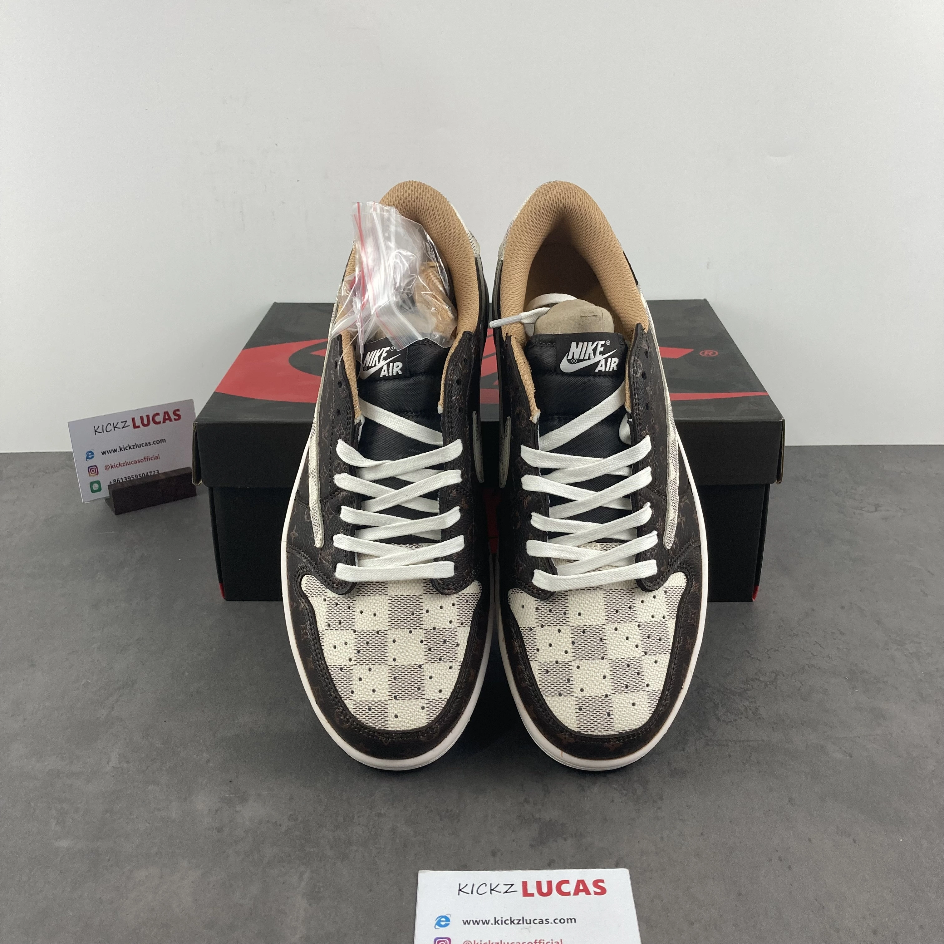 Air Jordan 1 X L*V Retro Low Travis Scott imagine DM7866- Stretchable 1657