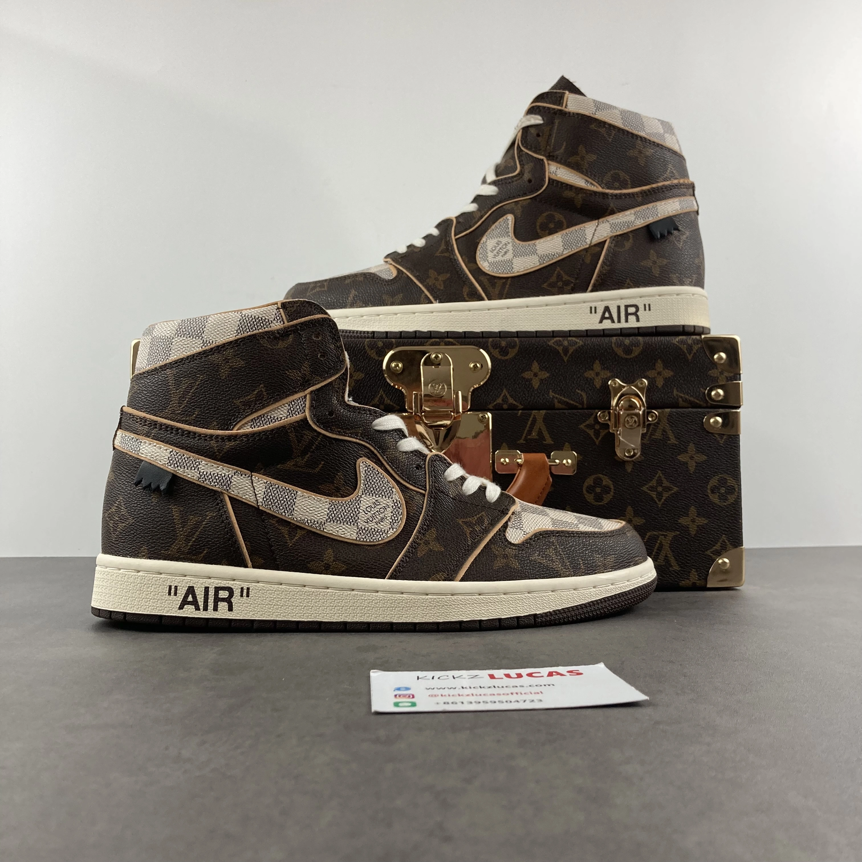 Air Jordan 1 x OFF-WHITE x L*ouis V*uitton Attractive 4002