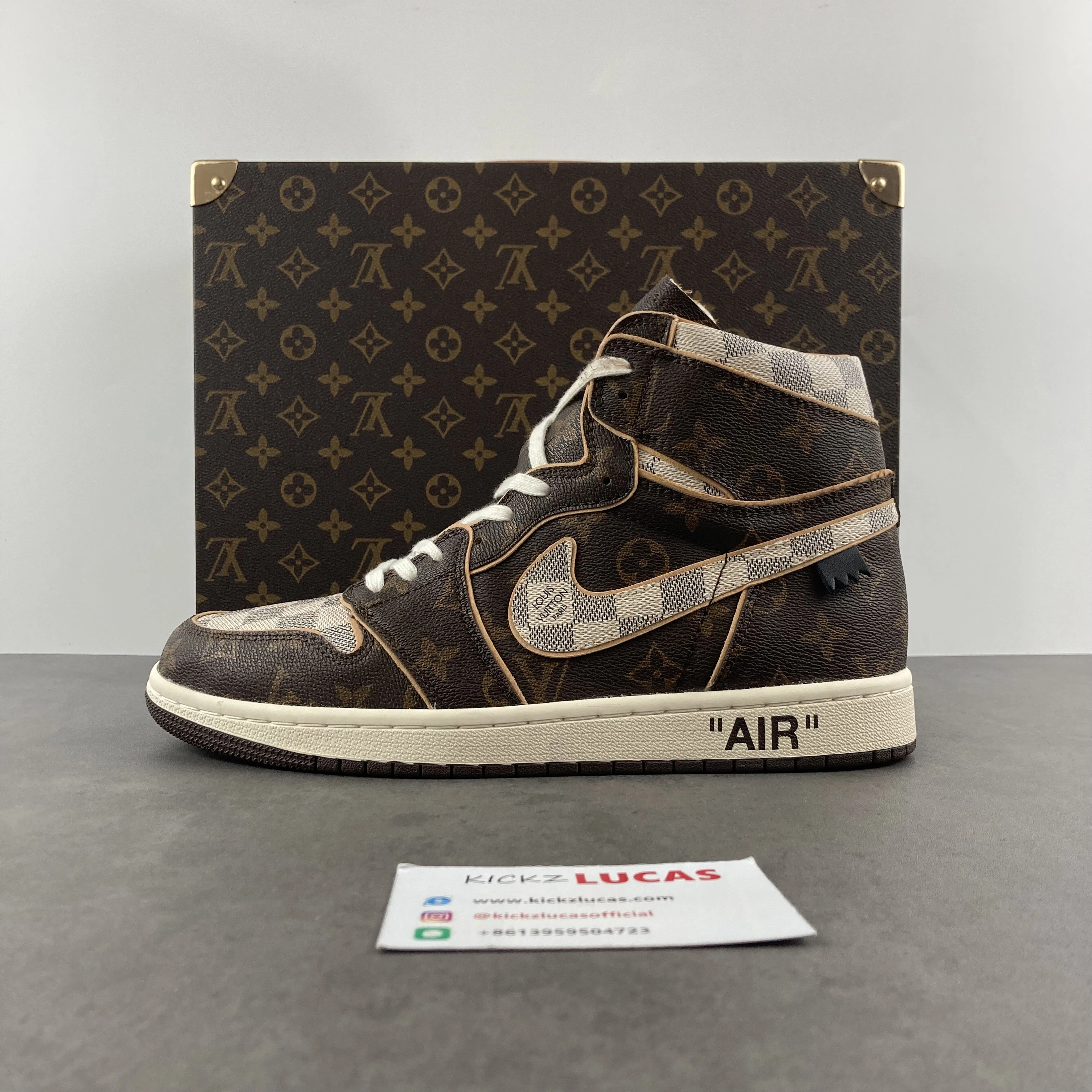Air Jordan 1 x OFF-WHITE x L*ouis V*uitton Attractive 4002