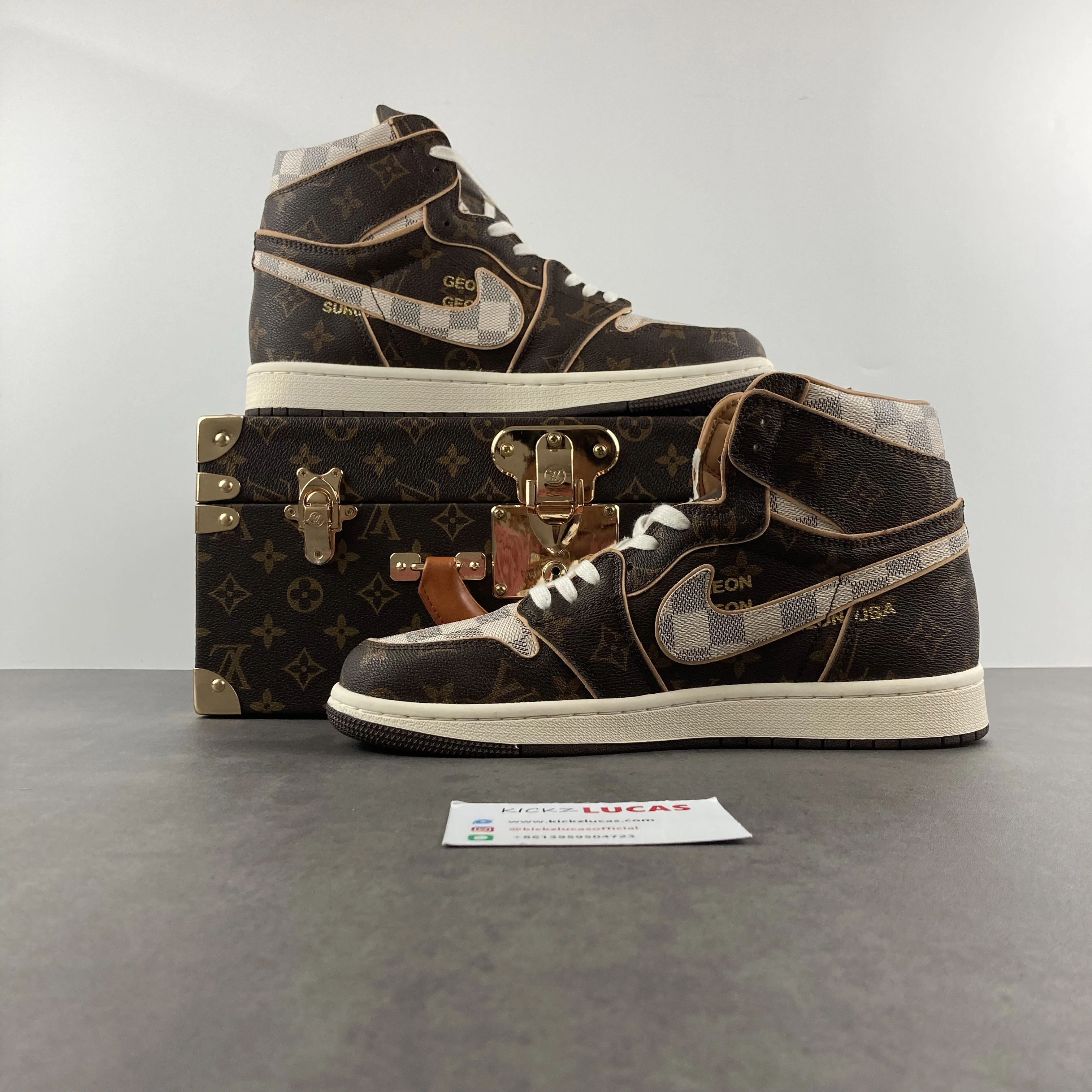 Air Jordan 1 x OFF-WHITE x L*ouis V*uitton Attractive 4002