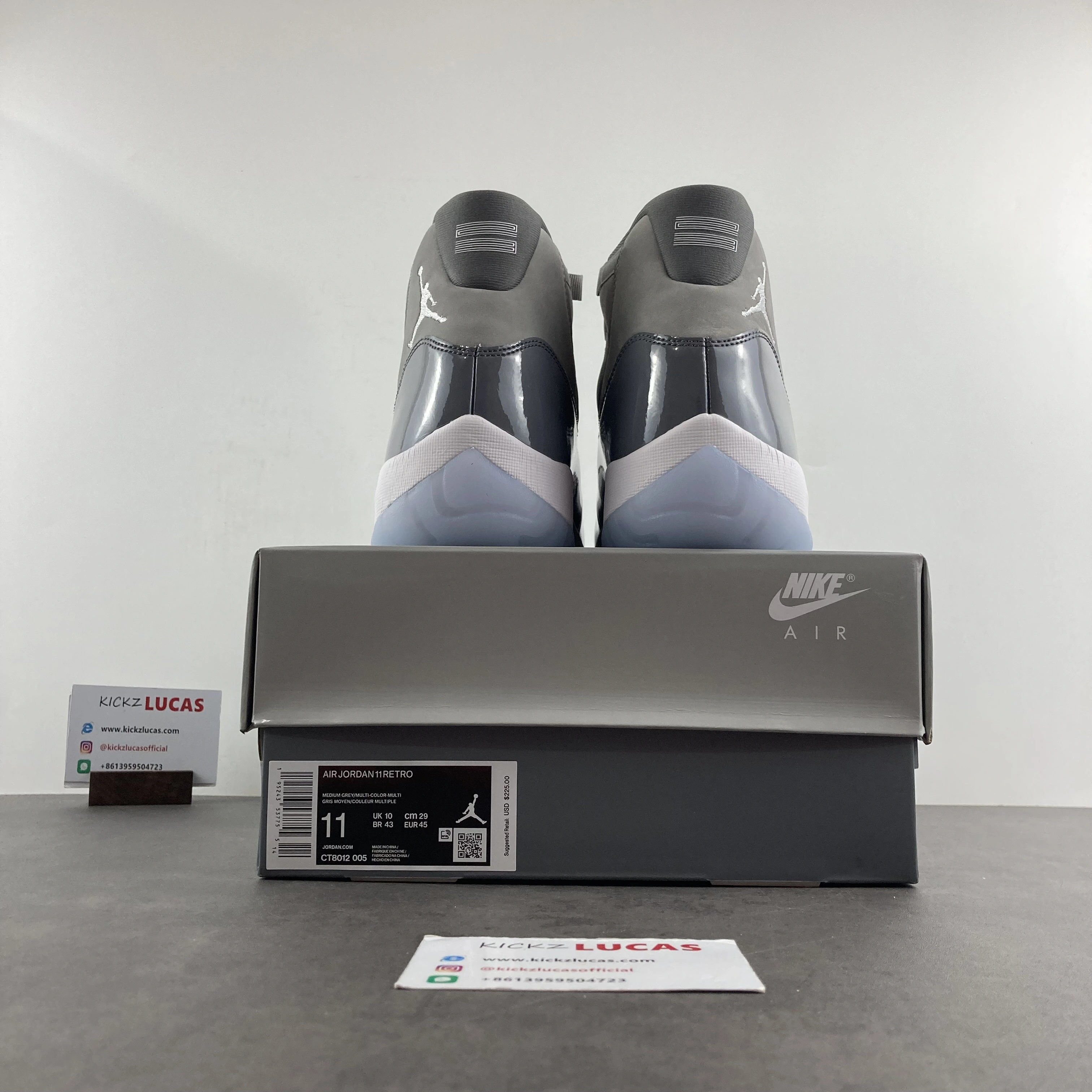 Air Jordan 11 Retro Cool Grey CT8012- ZeroBulk 2202