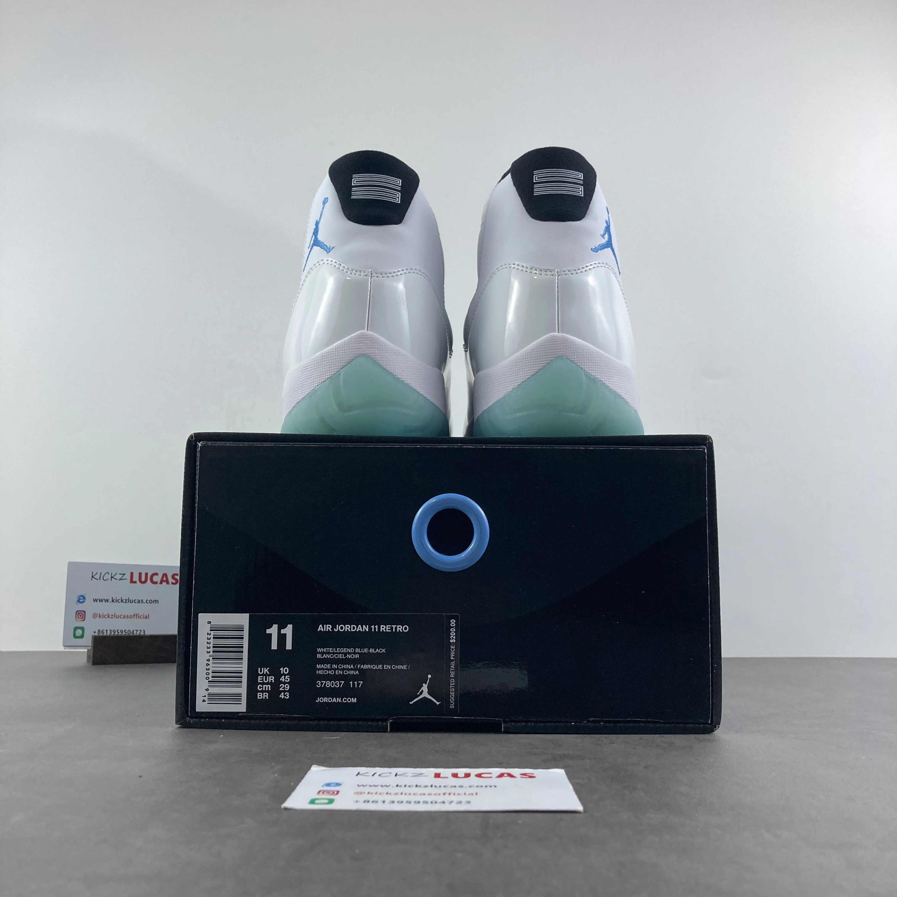 Snug Air Jordan 11 Retro Legend Blue 378037- 2190