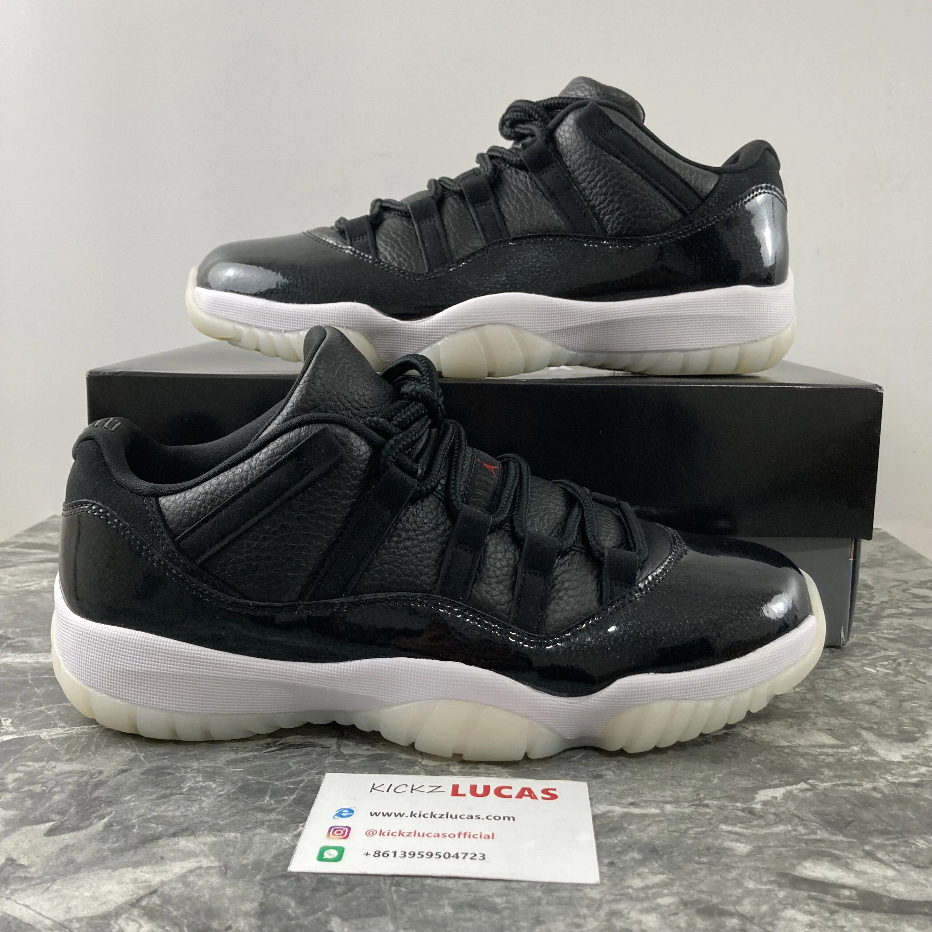 Air Jordan 11 Retro Low 72-10 AV2187- FreshLook 2200