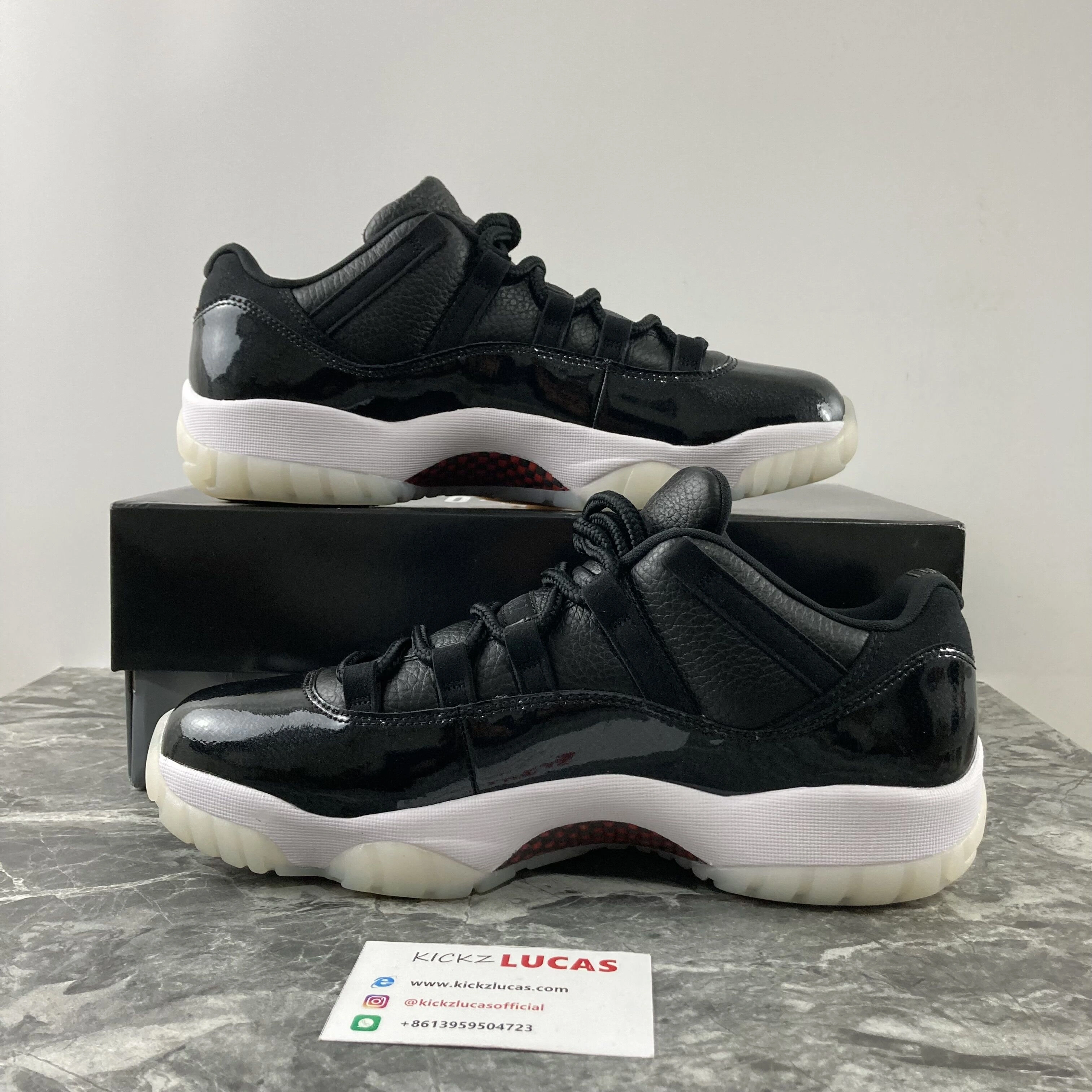Air Jordan 11 Retro Low 72-10 AV2187- FreshLook 2200