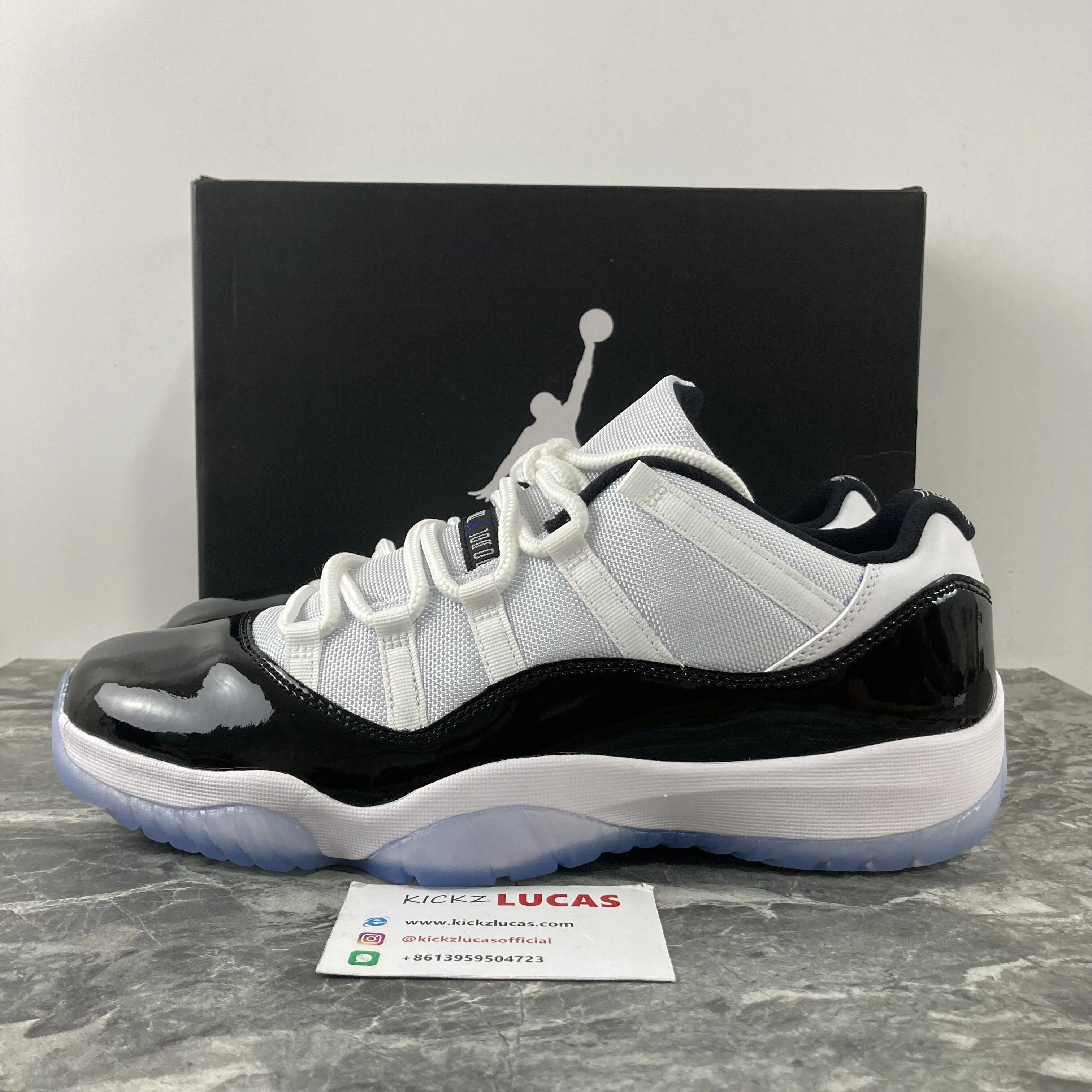 Fashionable Air Jordan 11 Retro Low Concord 528895- 2204