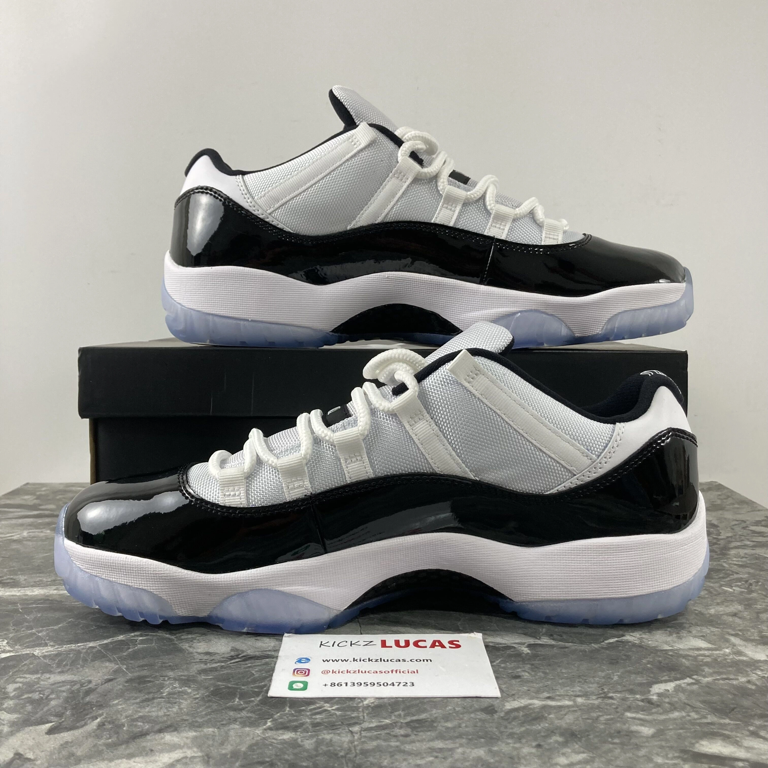 Fashionable Air Jordan 11 Retro Low Concord 528895- 2204