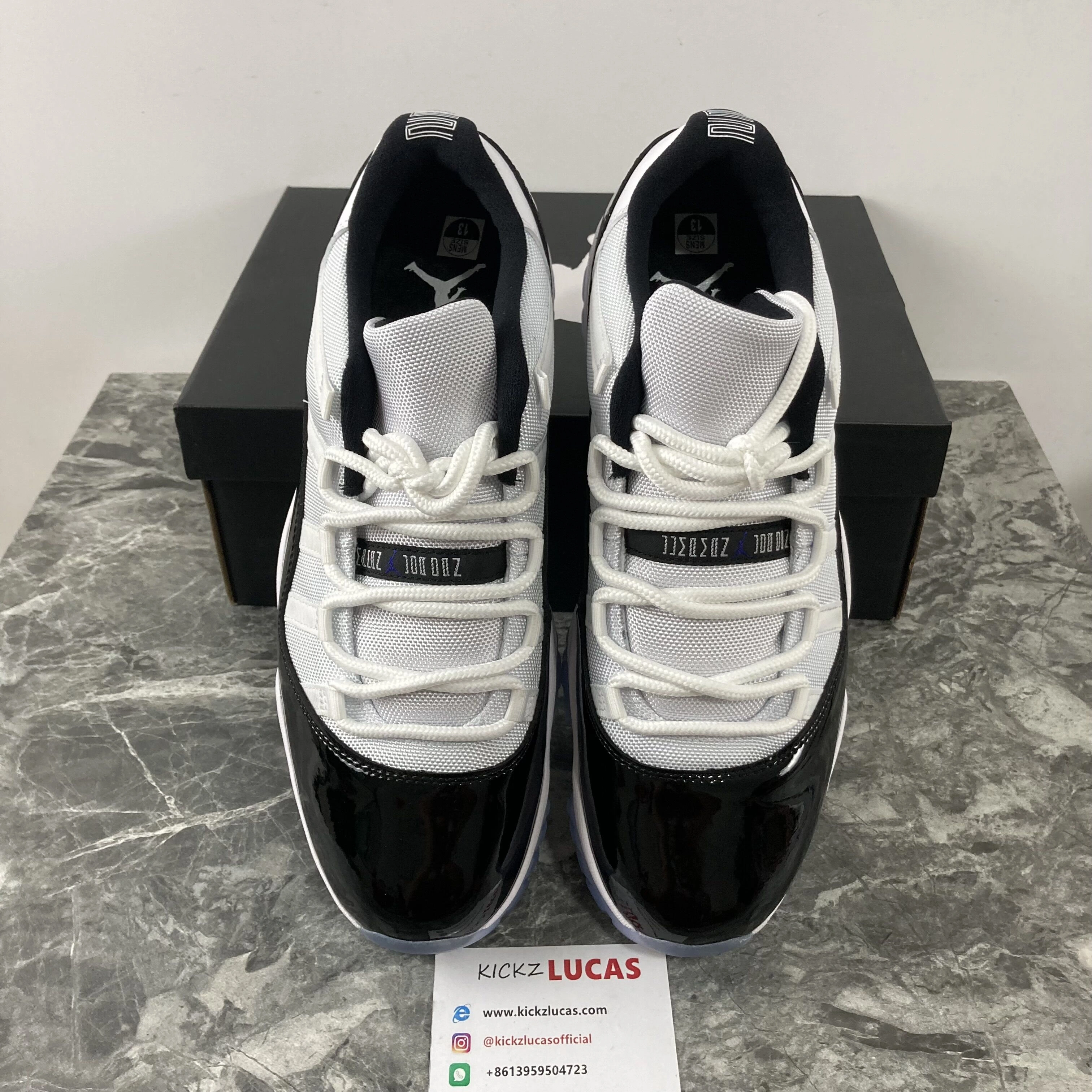 Fashionable Air Jordan 11 Retro Low Concord 528895- 2204