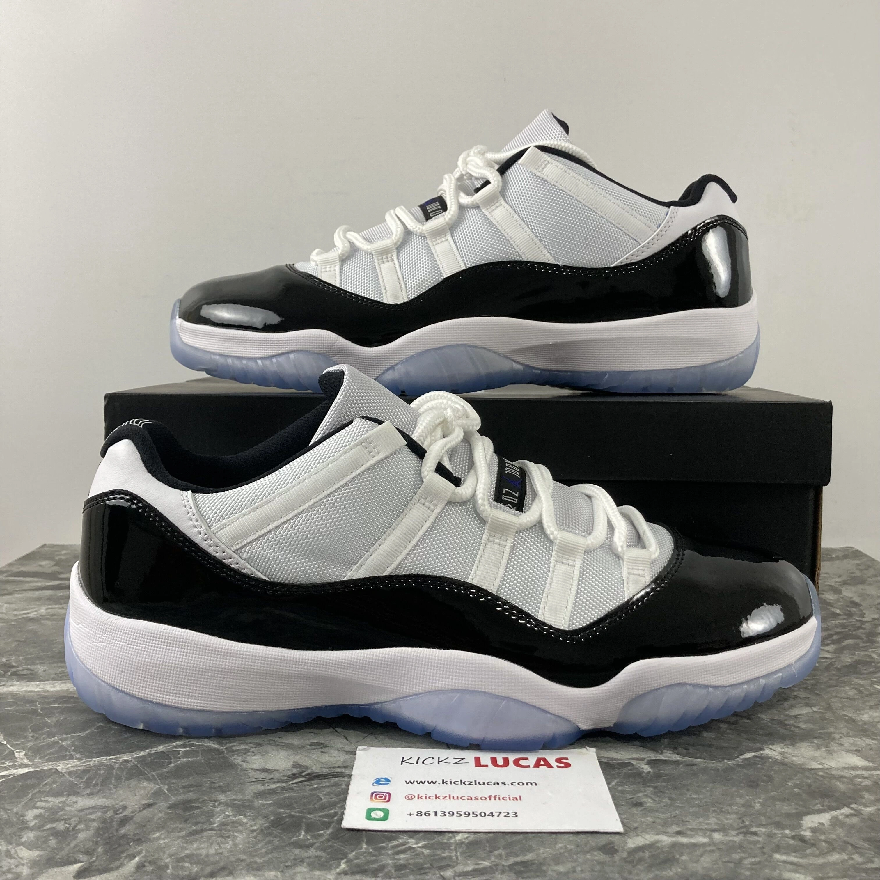 Fashionable Air Jordan 11 Retro Low Concord 528895- 2204
