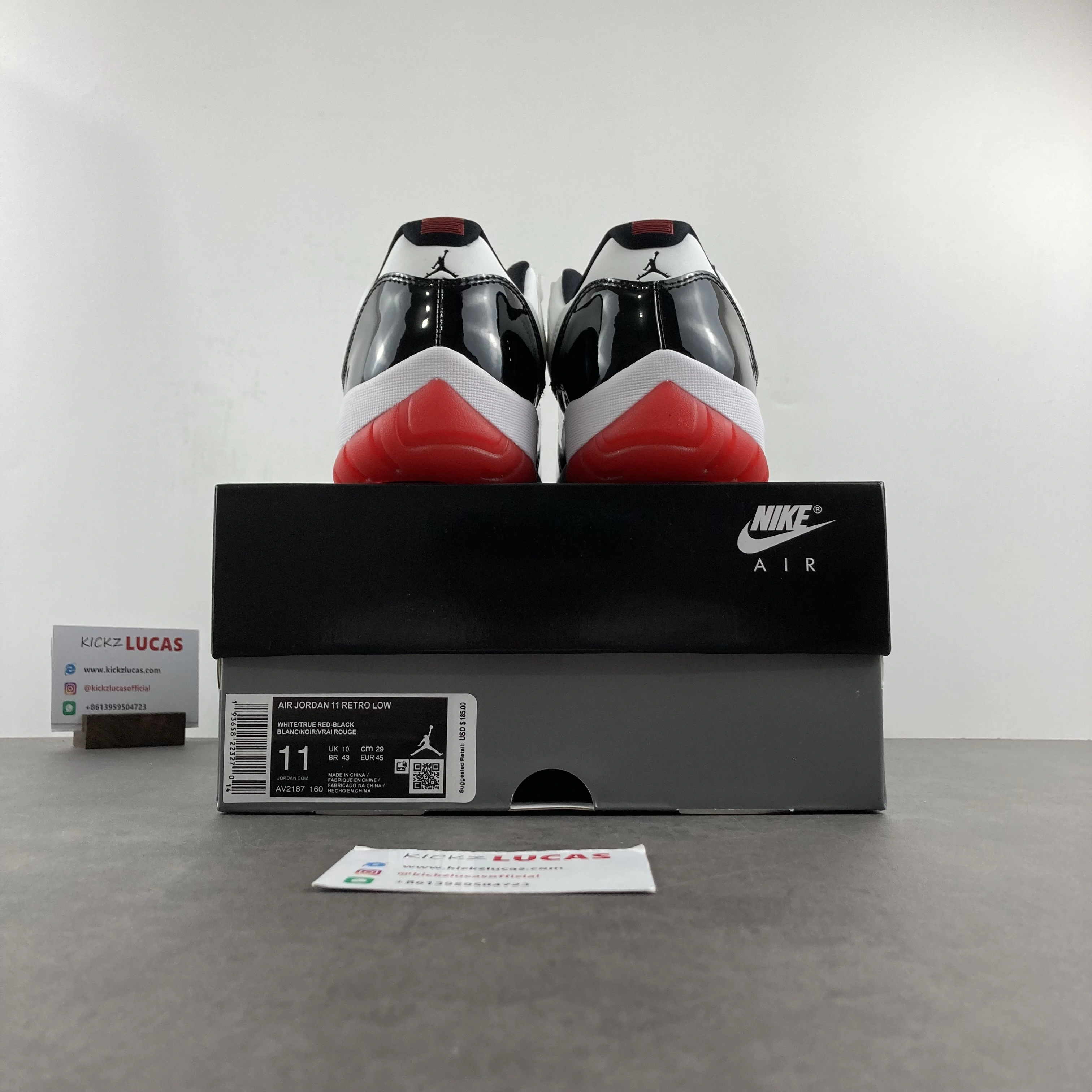 Soft Air Jordan 11 Retro Low Concord Bred AV2187- 2218