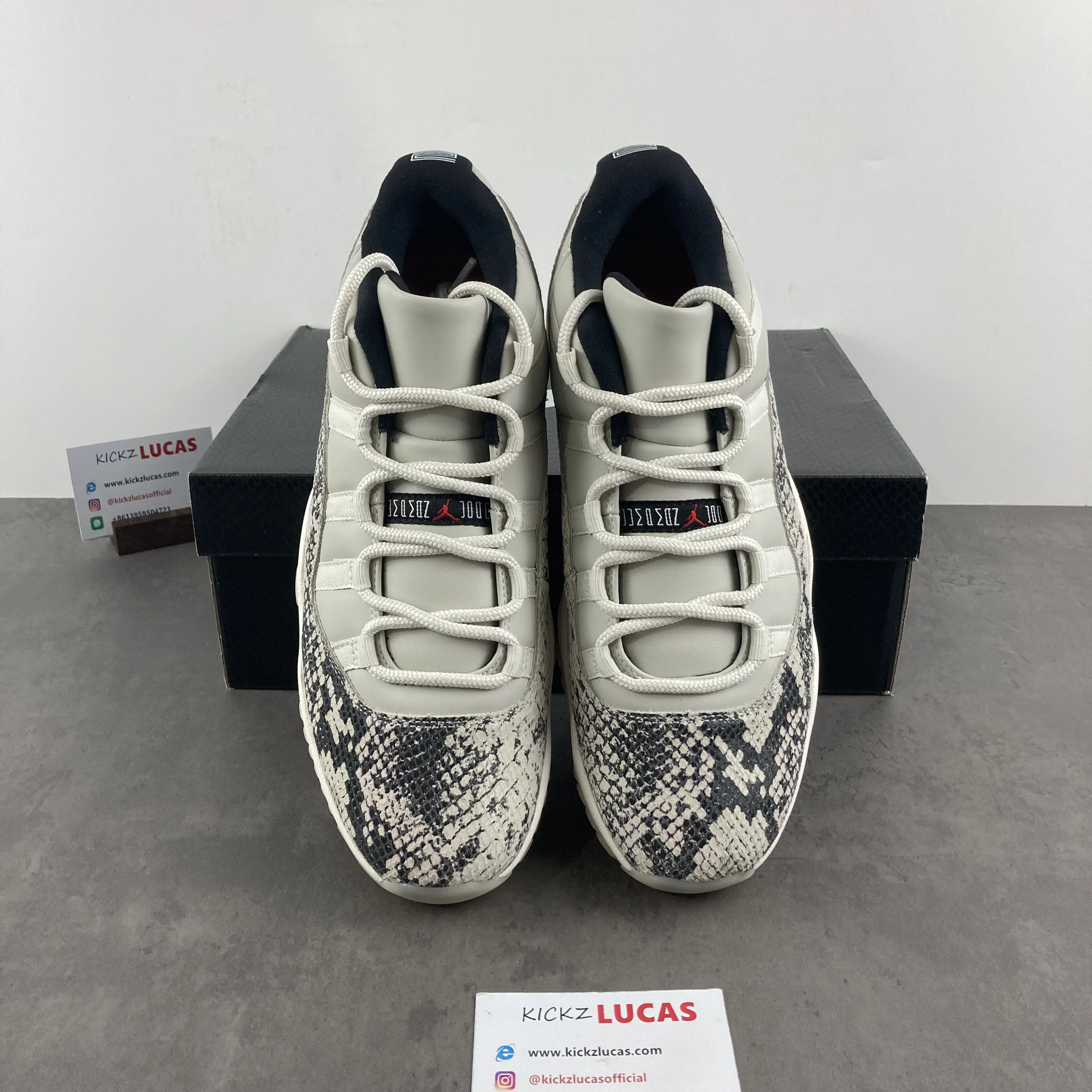 WaterResistant Air Jordan 11 Retro Low Snake Light Bone CD6846- 2213