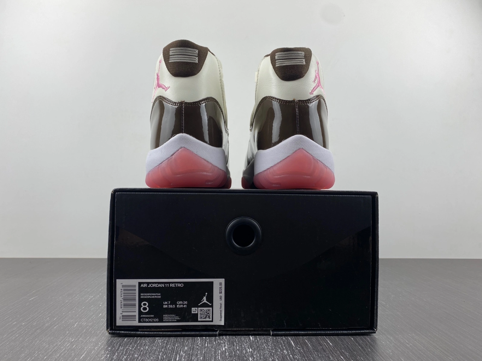 Original Air Jordan 11 Retro Pink CT8012- 2188