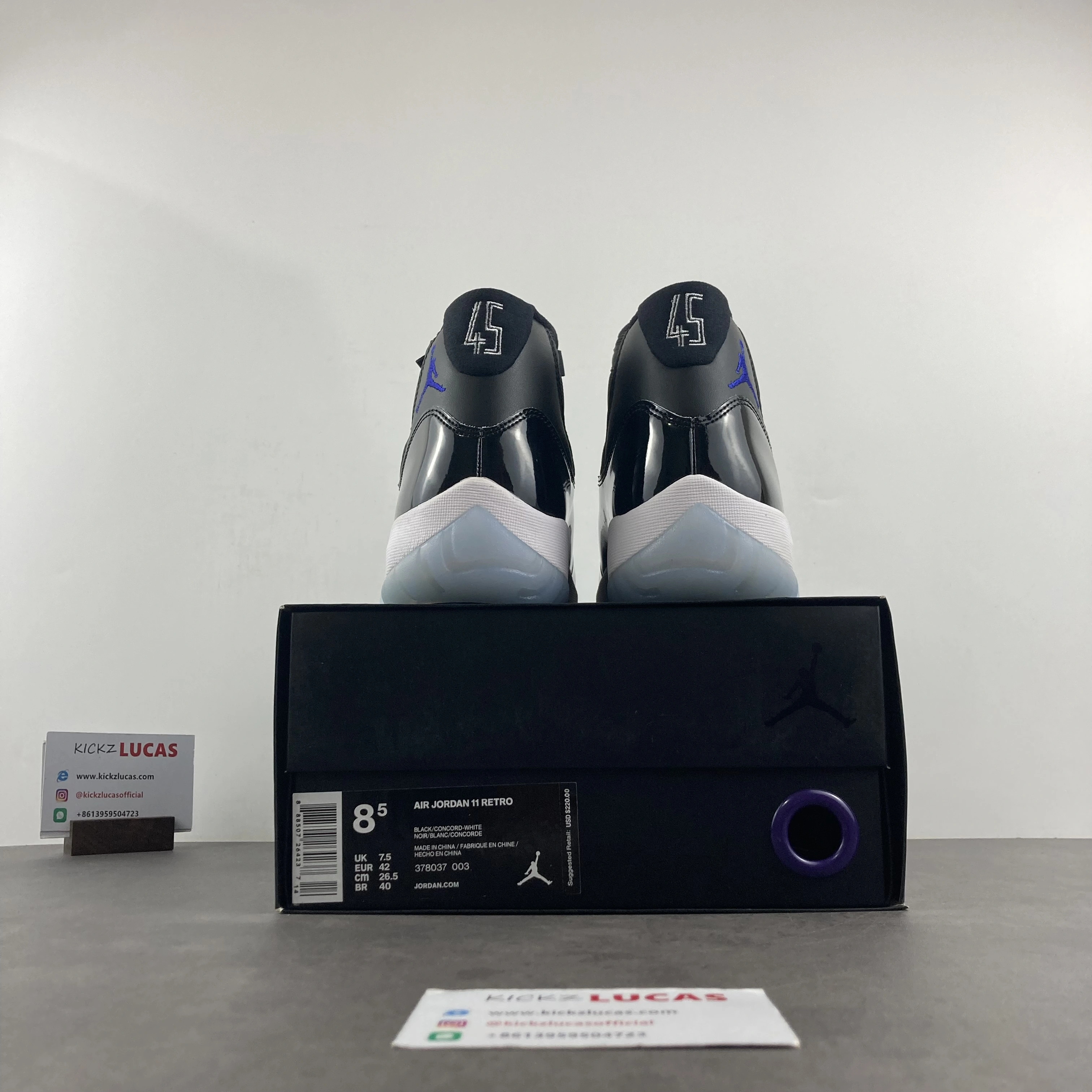 Cozy Air Jordan 11 Retro Space Jam 378037- 2211