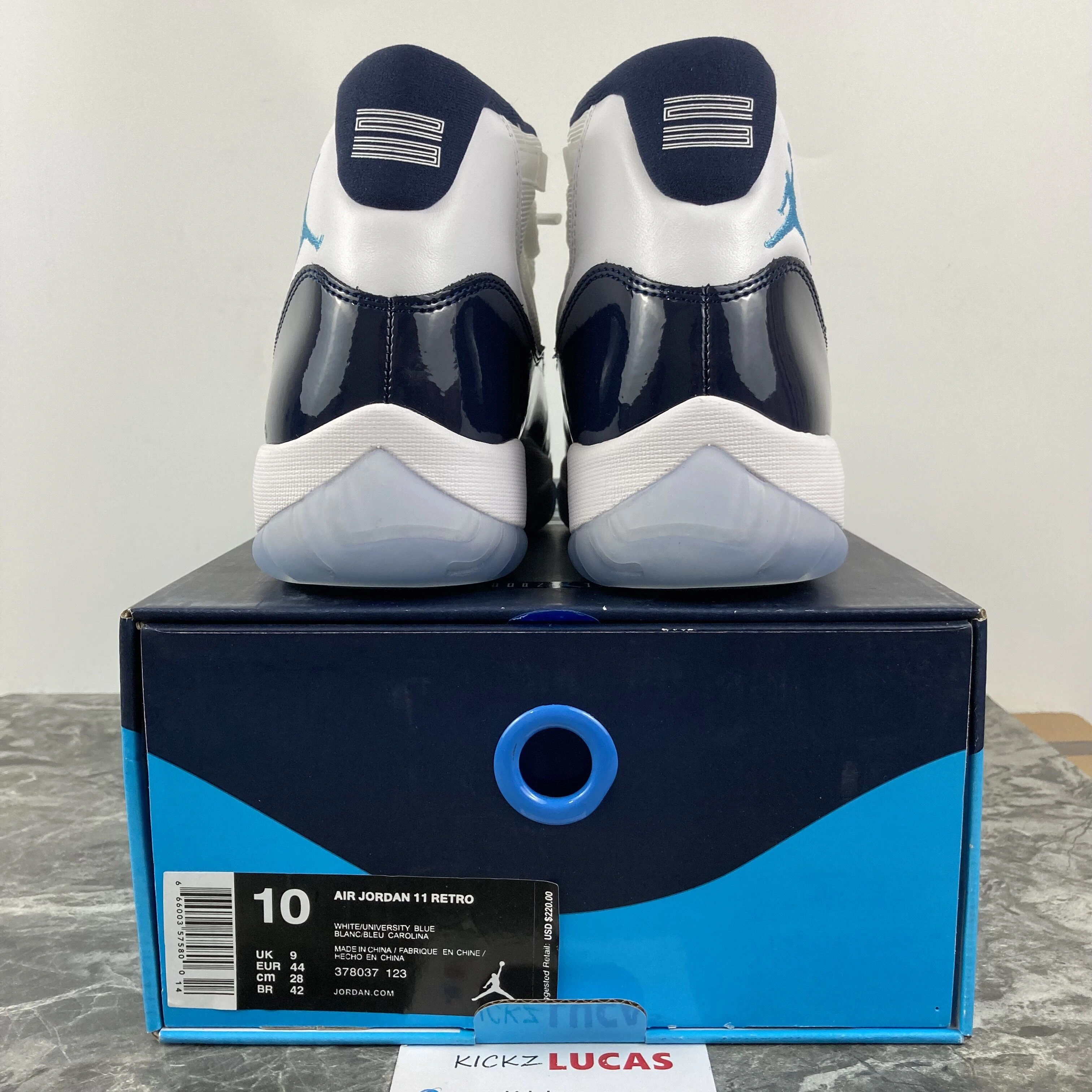 Air Jordan 11 Retro UNC Win Like 82 378037- Popular 2201