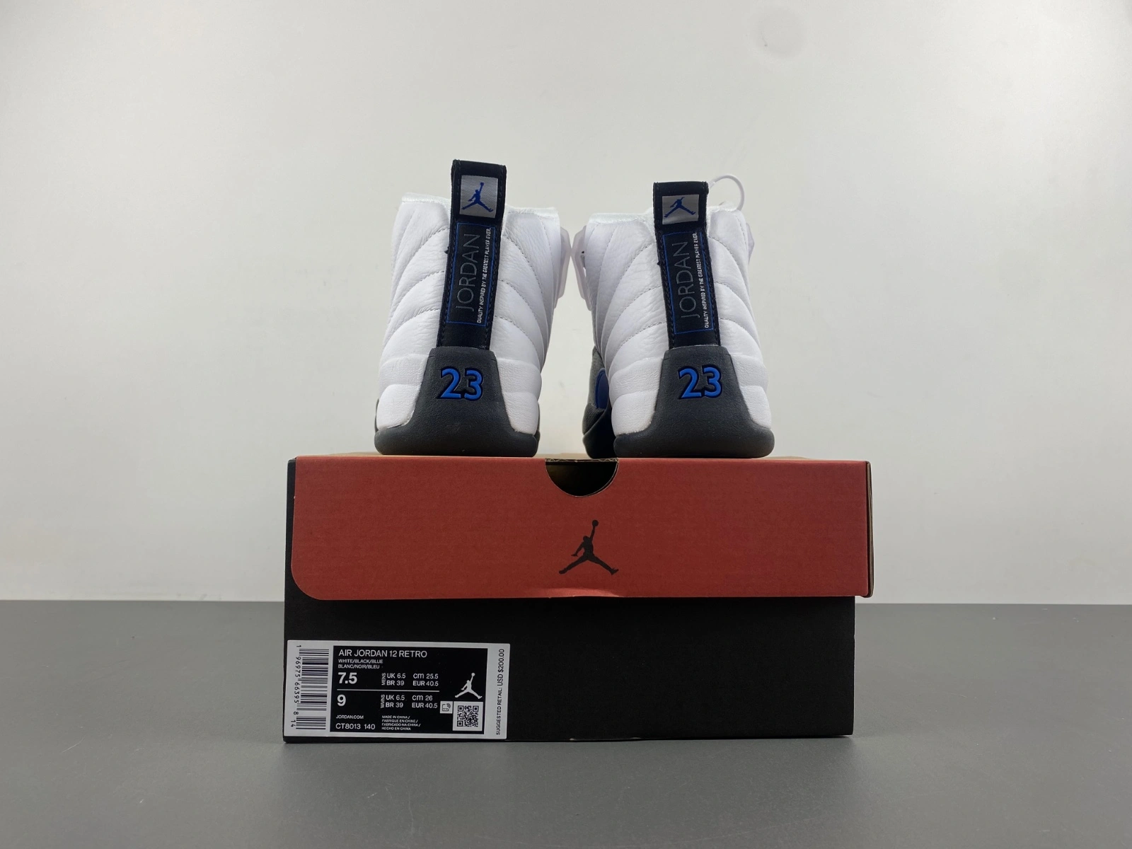 Air Jordan 12 Black Blue CT8013- GoodFit 2235