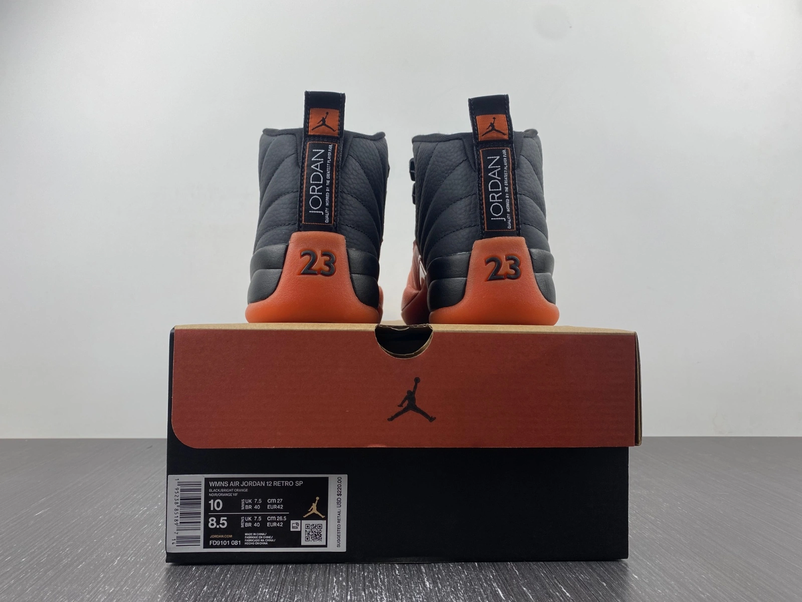 Resilient Air Jordan 12 Retro Brilliant Orange FD9101- 2239