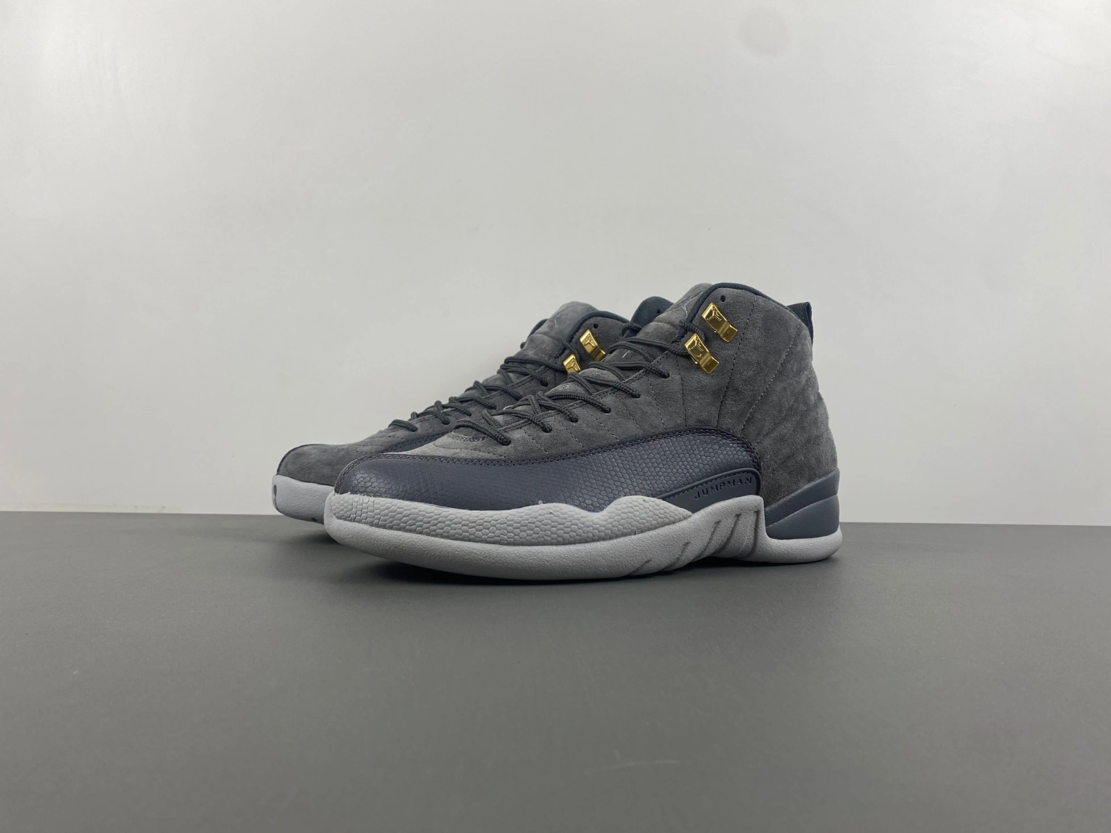 Cozy Air Jordan 12 Retro Dark Grey 130690- 2231