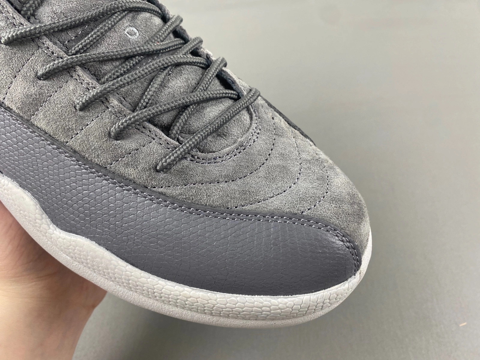 Cozy Air Jordan 12 Retro Dark Grey 130690- 2231