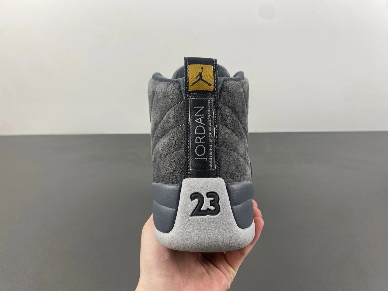 Cozy Air Jordan 12 Retro Dark Grey 130690- 2231
