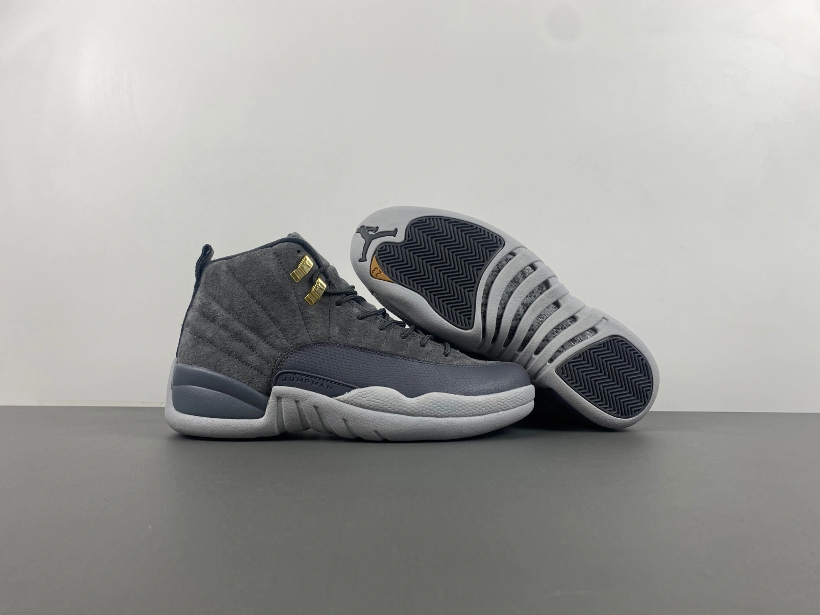 Cozy Air Jordan 12 Retro Dark Grey 130690- 2231
