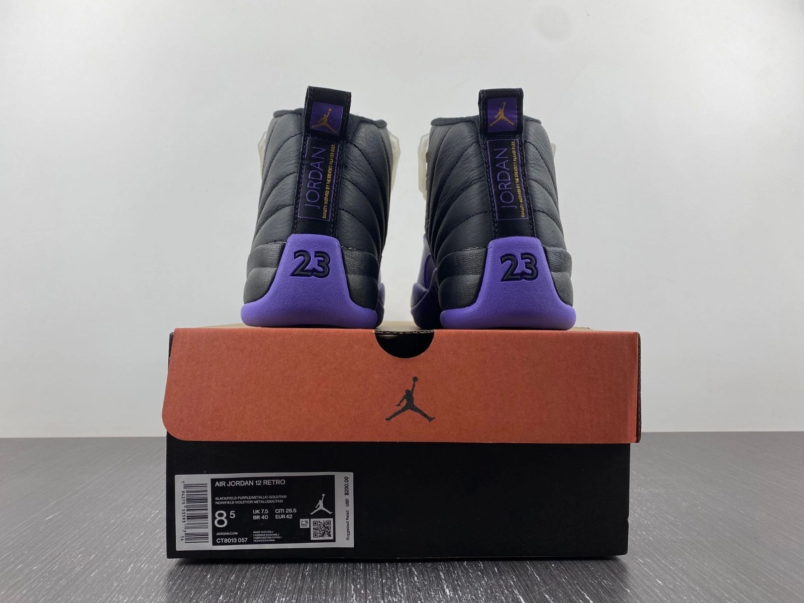 WeatherProof Air Jordan 12 Retro Field Purple CT8013- 2242