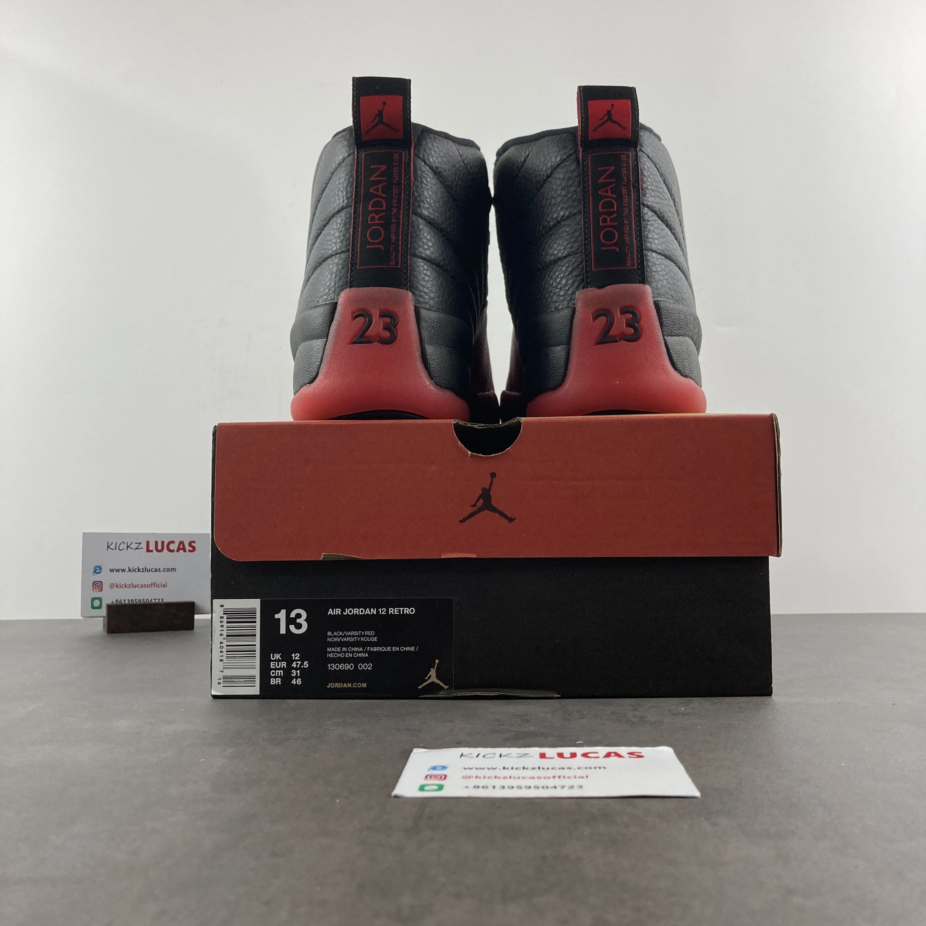 Air Jordan 12 Retro Flu Game 130690- WrinkleFree 2255