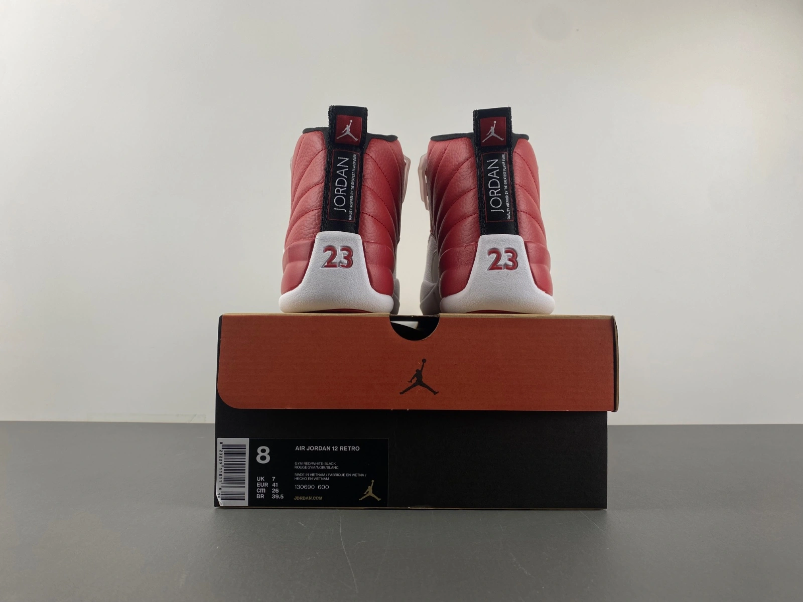 Attractive Air Jordan 12 Retro Gym Red 130690- 2226