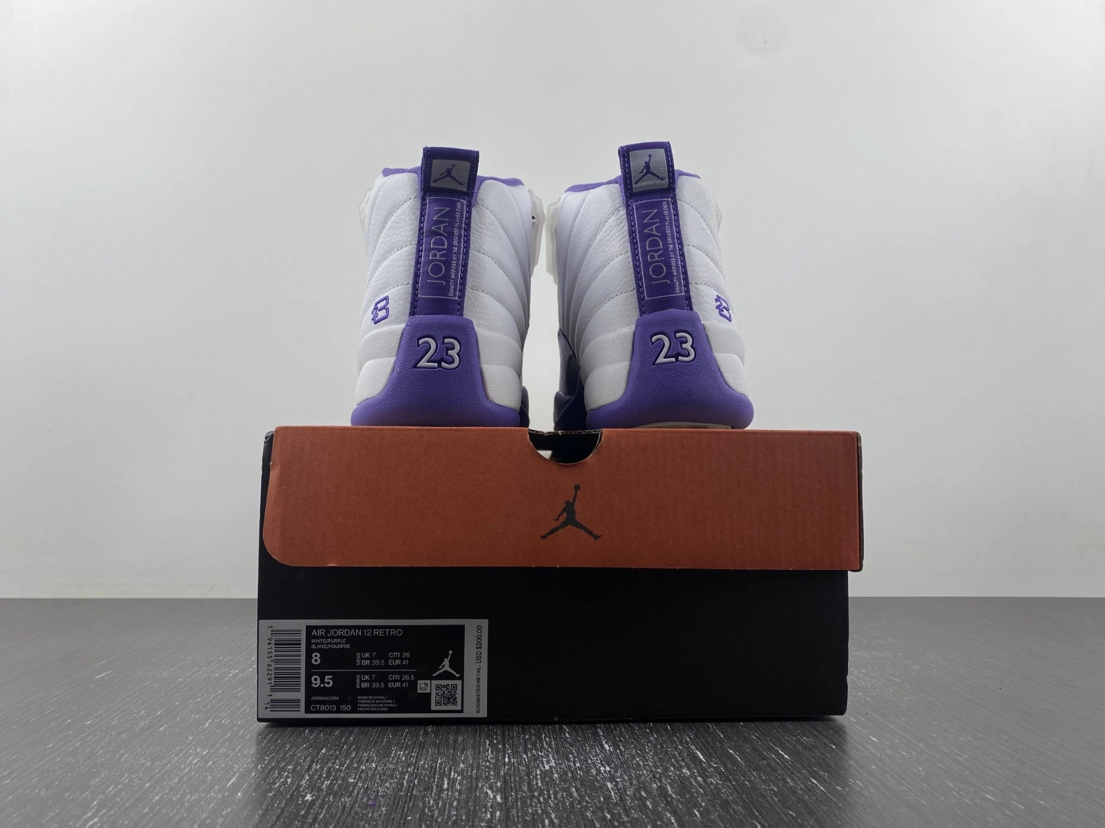 Attractive Air Jordan 12 Retro Purple CT8013- 2238