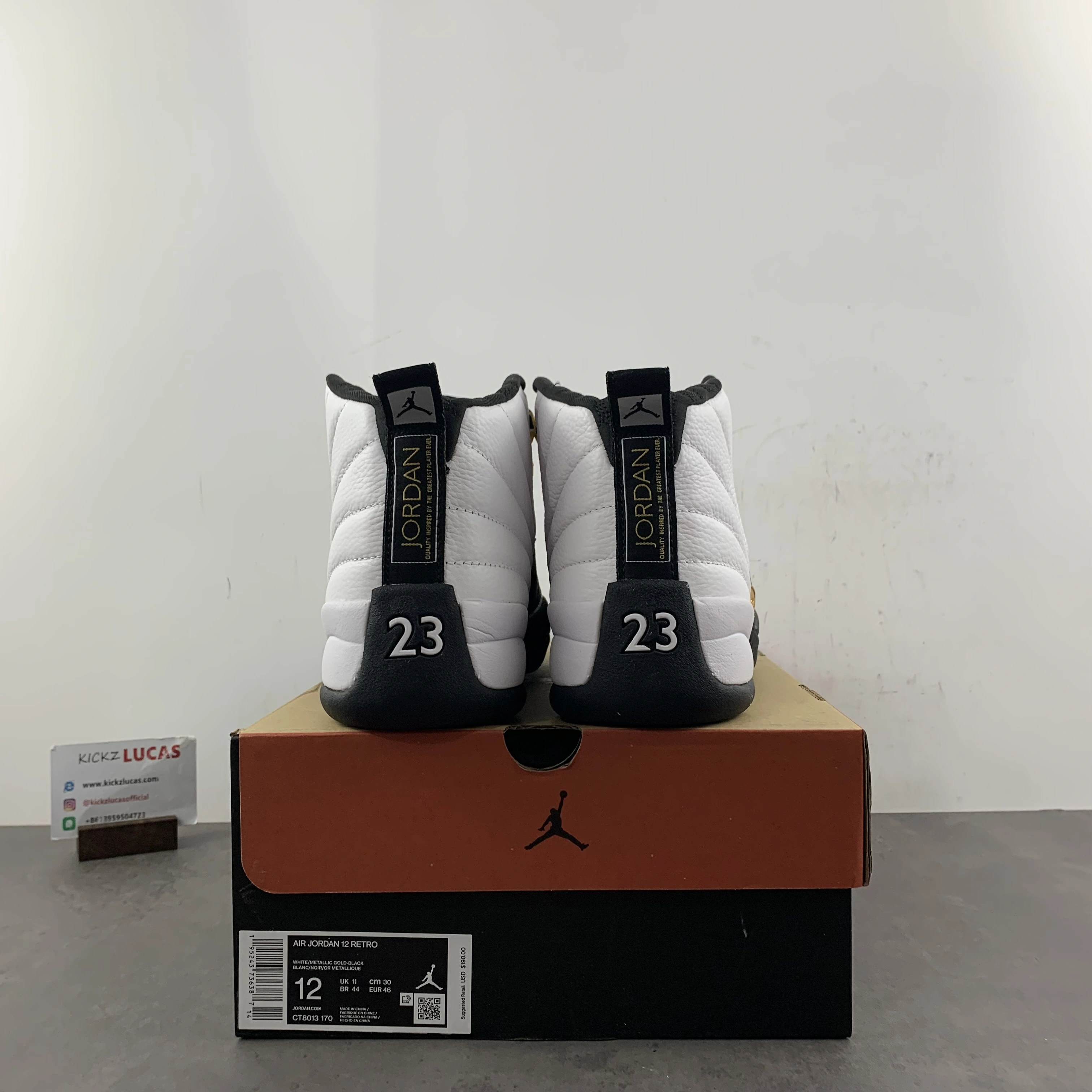Air Jordan 12 Retro Royalty Taxi CT8013- Vibrant 2256