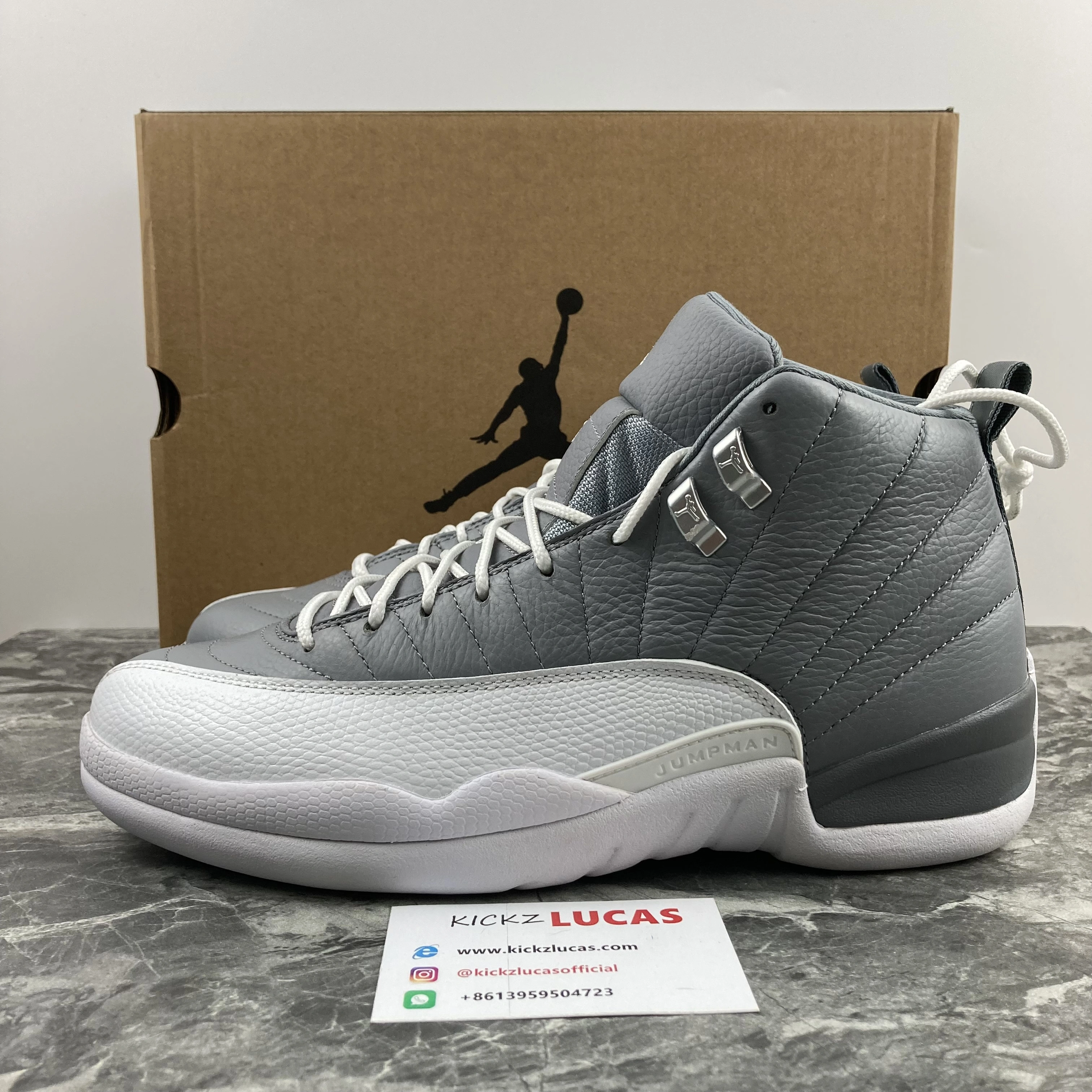 Air Jordan 12 Retro Stealth CT8013- WrinkleFree 2251